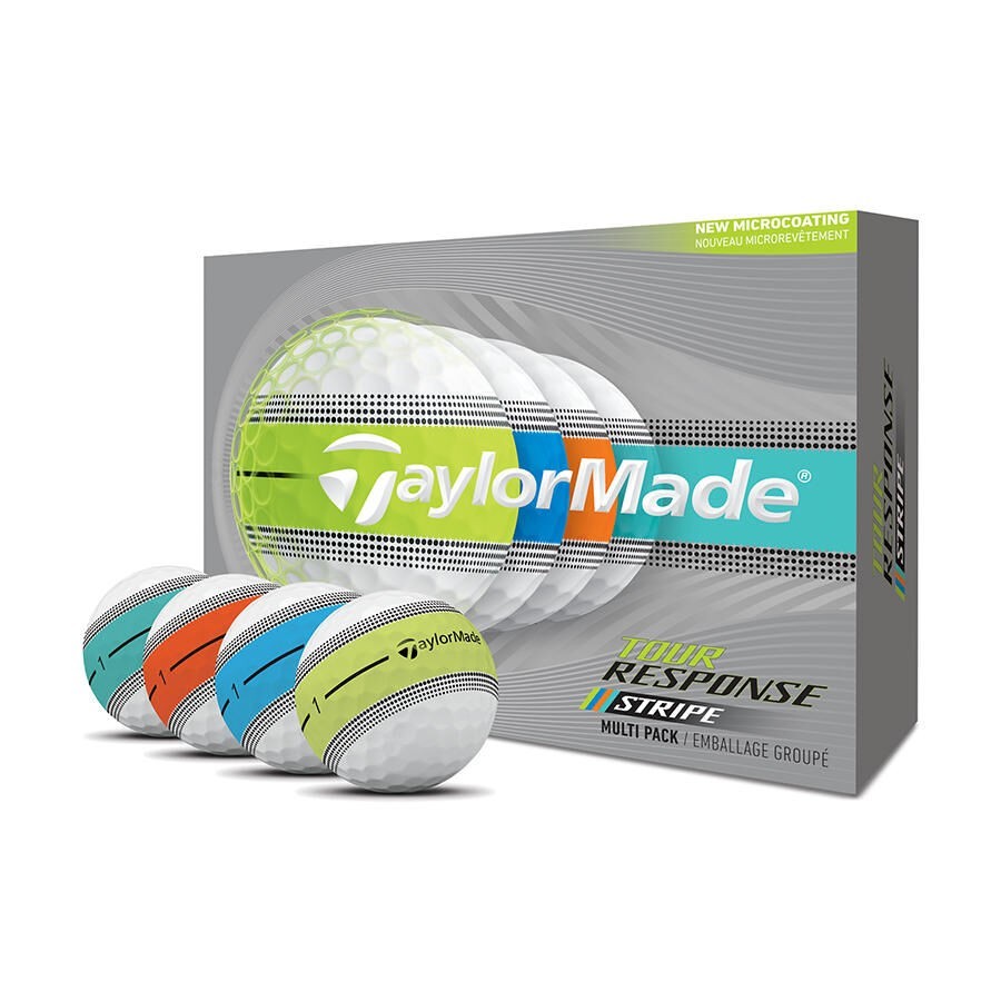 [FLASH SALE] TaylorMade Golf Home Tour Response Stripe Golf Balls