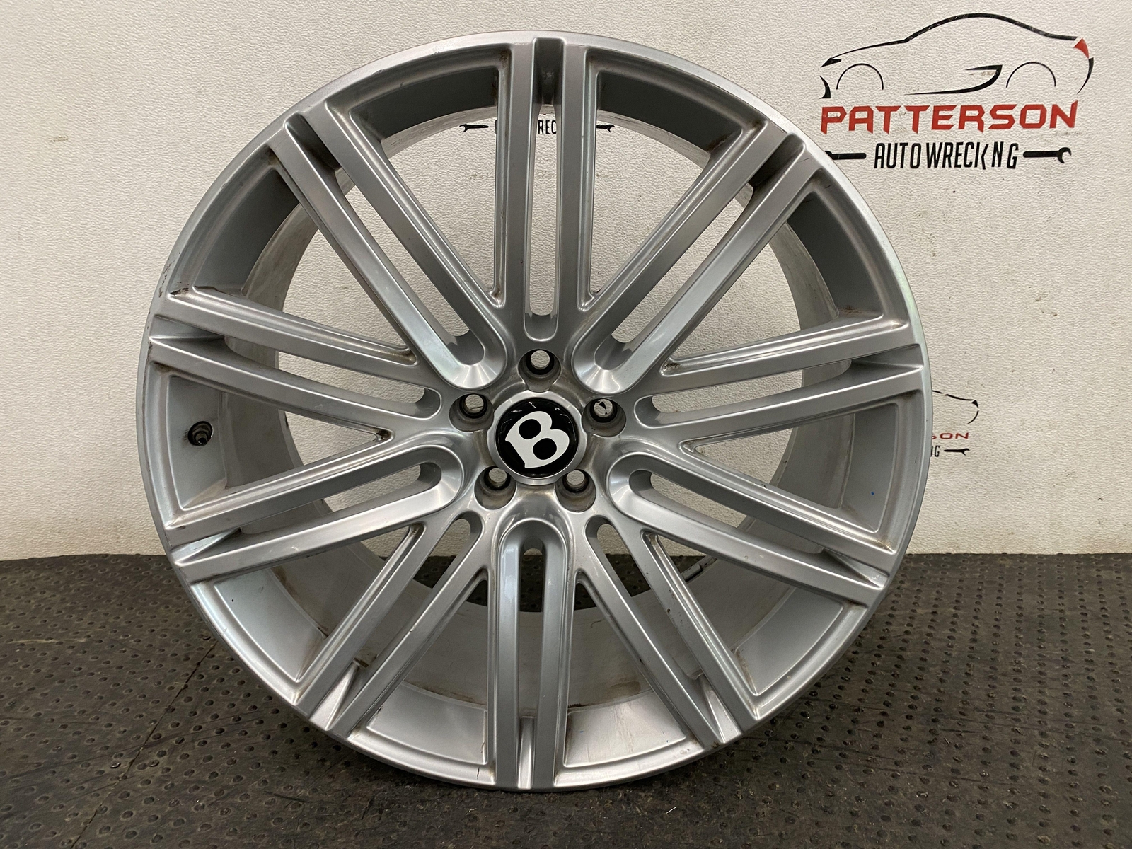11-17 BENTLEY CONTINENTAL GT 10 TWIN SPOKE ALLOY WHEEL RIM 21X9.5 3W0601025