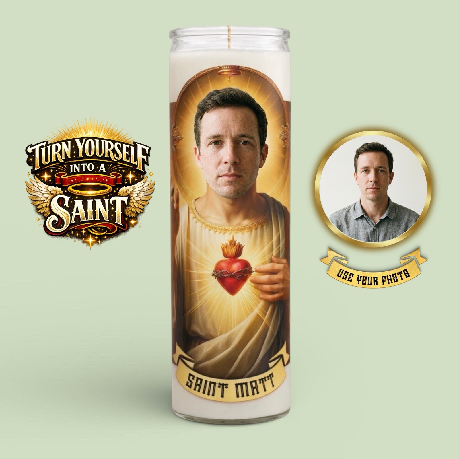 Custom Prayer Candle: Personalized, Funny Gift
