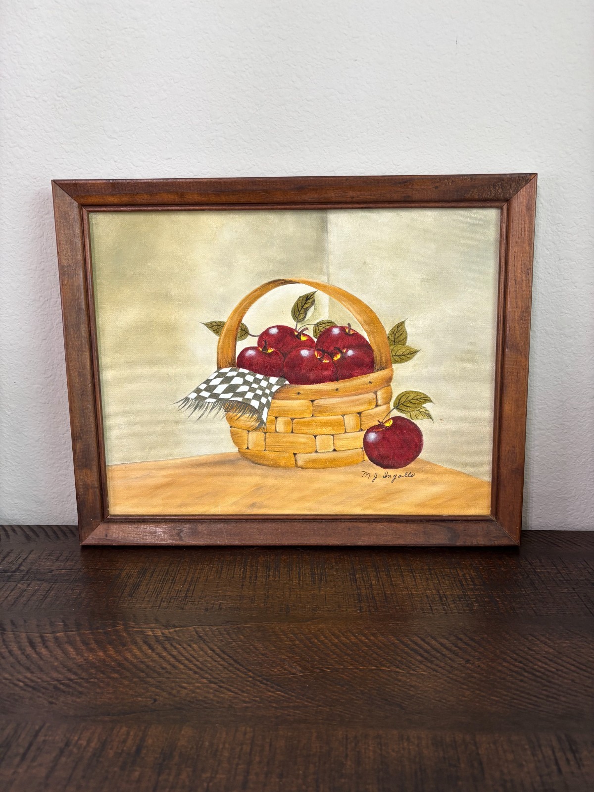 Vintage Country Apple Still Life Canvas 11\