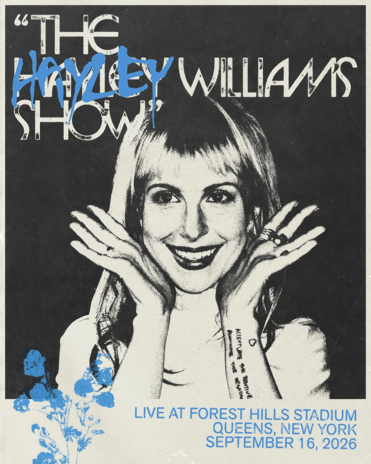 Hayley Williams New York September 2026 Concert Poster
