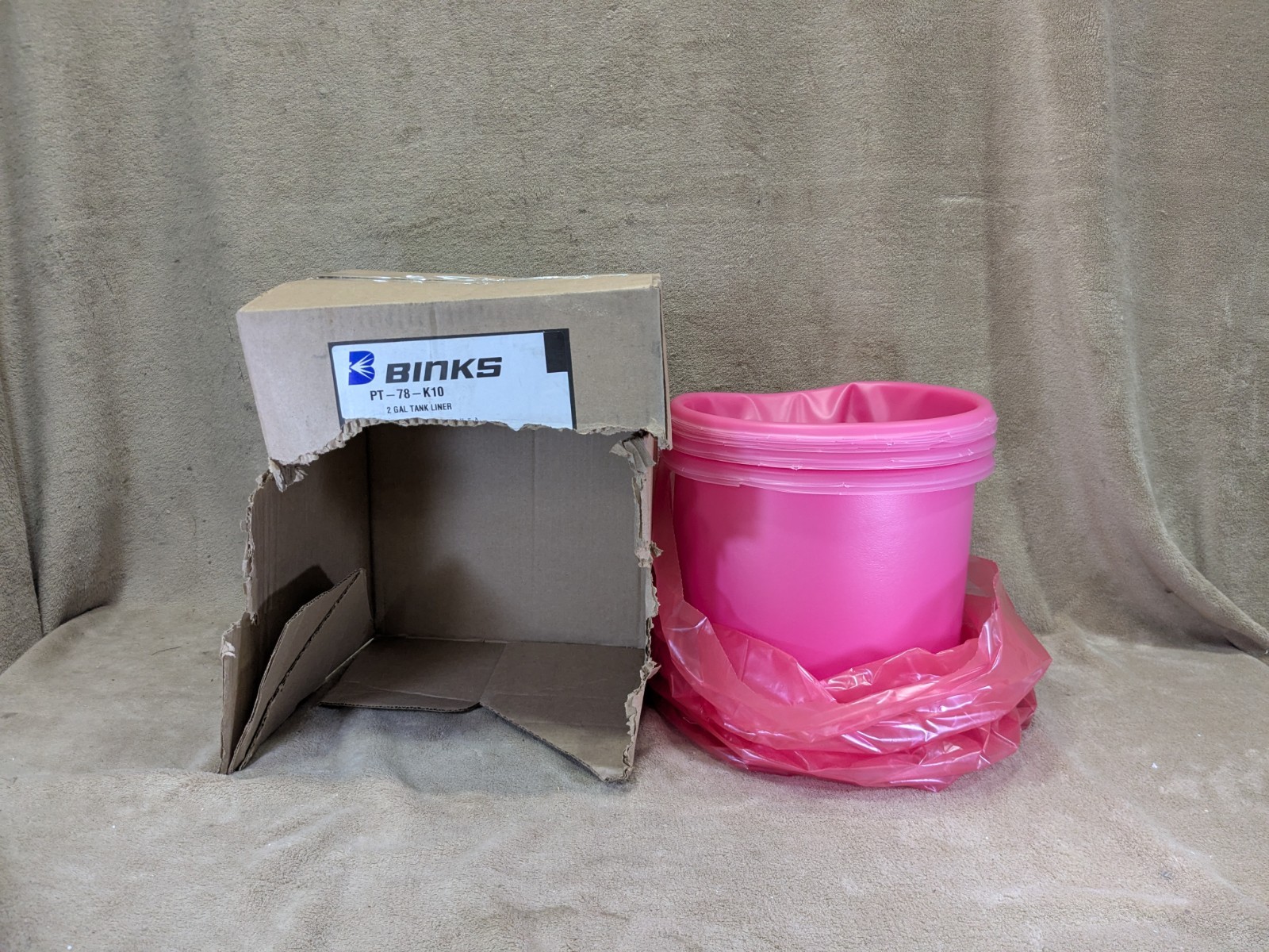 (10) BINKS PT-78-K10 Disposable 2.8 Gallon Paint Tank Liners 5PB40