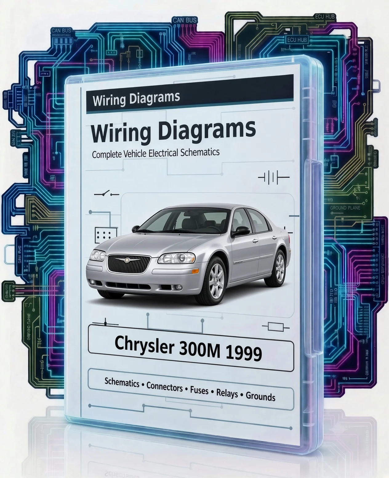 1999 Chrysler 300M Color Electrical Wiring Diagrams Schematics PDF on USB