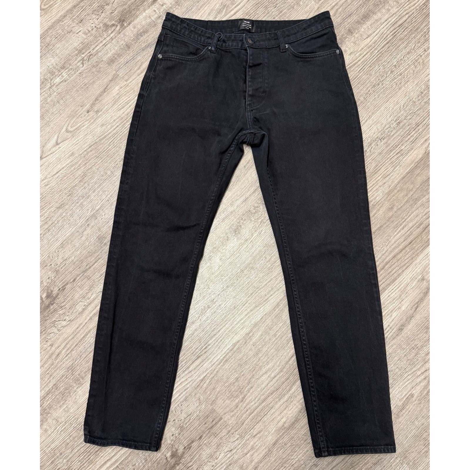 Neuw Stockholm Melbourne 2009 Mens Black Denim Jeans Size 32x30