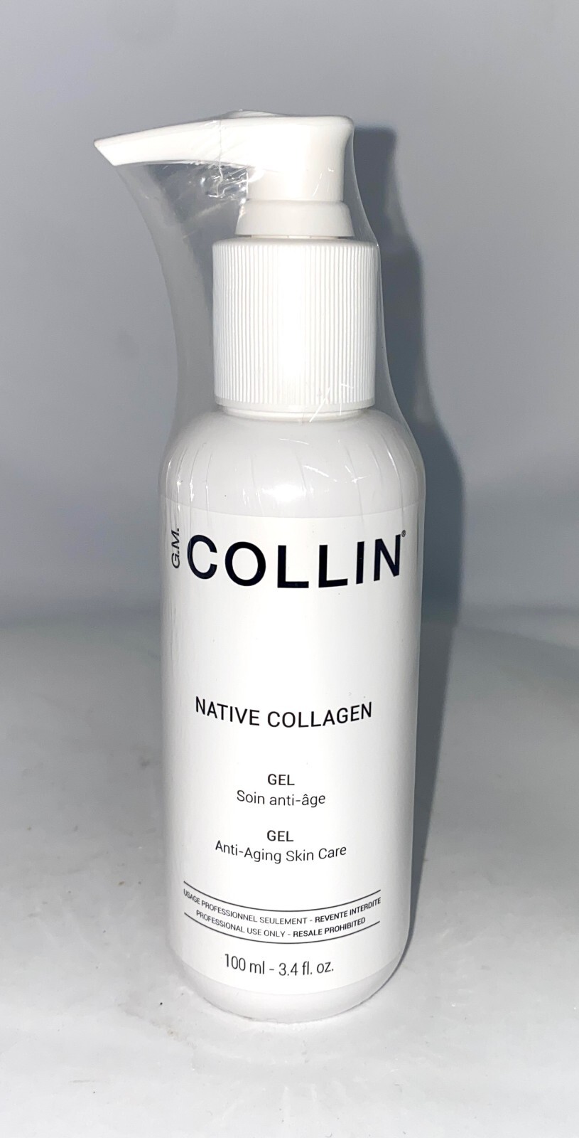 GM G.M. Collin Native Collagen Gel Pro Size 3.4fl oz/100ml  NEW AUTH Exp 2028