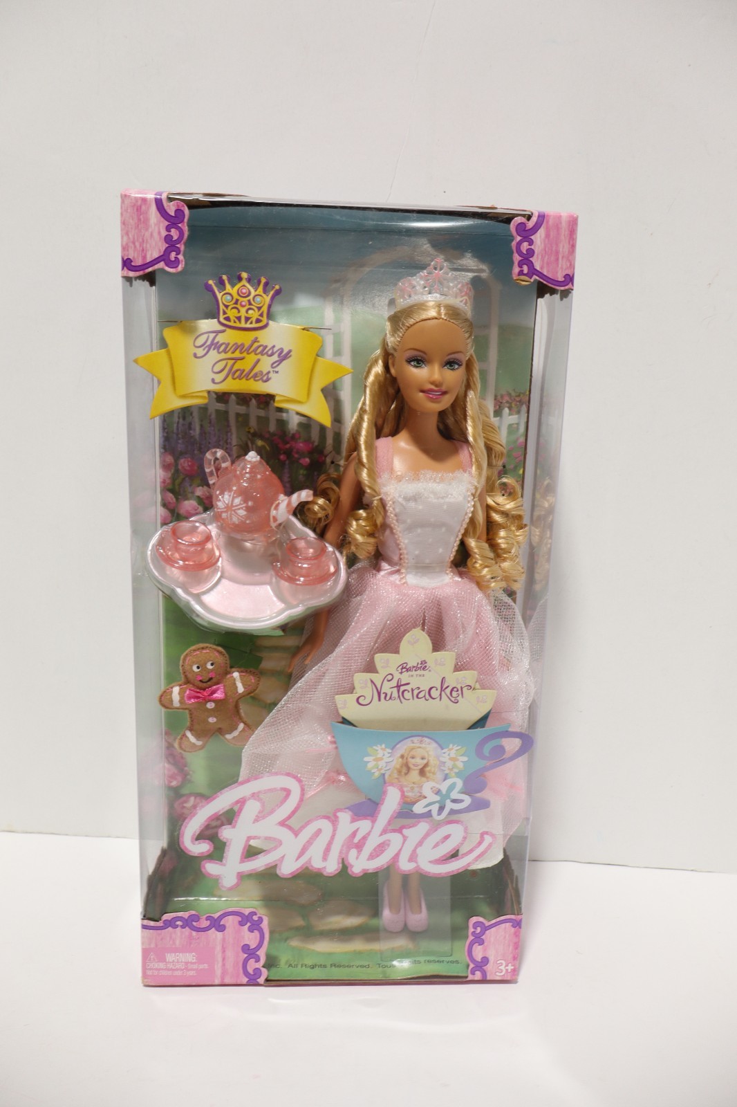 Vintage 2004 Fantasy Tales Tea Party Barbie In Nutcracker Doll G6279 NRFB Mattel Vintage 2004 Fantasy Tales Tea Party Barbie In Nutcracker Doll G6279 NRFB Mattel