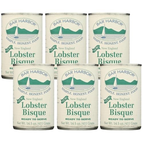 Bar Harbor New England Lobster Bisque 14.5 oz Cans 6 Pack