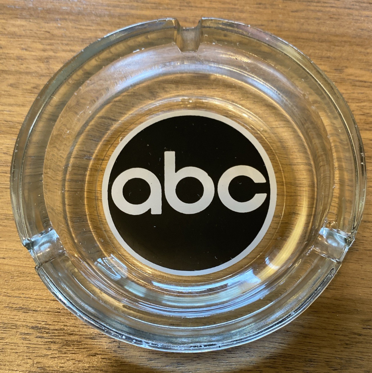 Vtg Advertising abc American Broadcast Corporation Ashtray