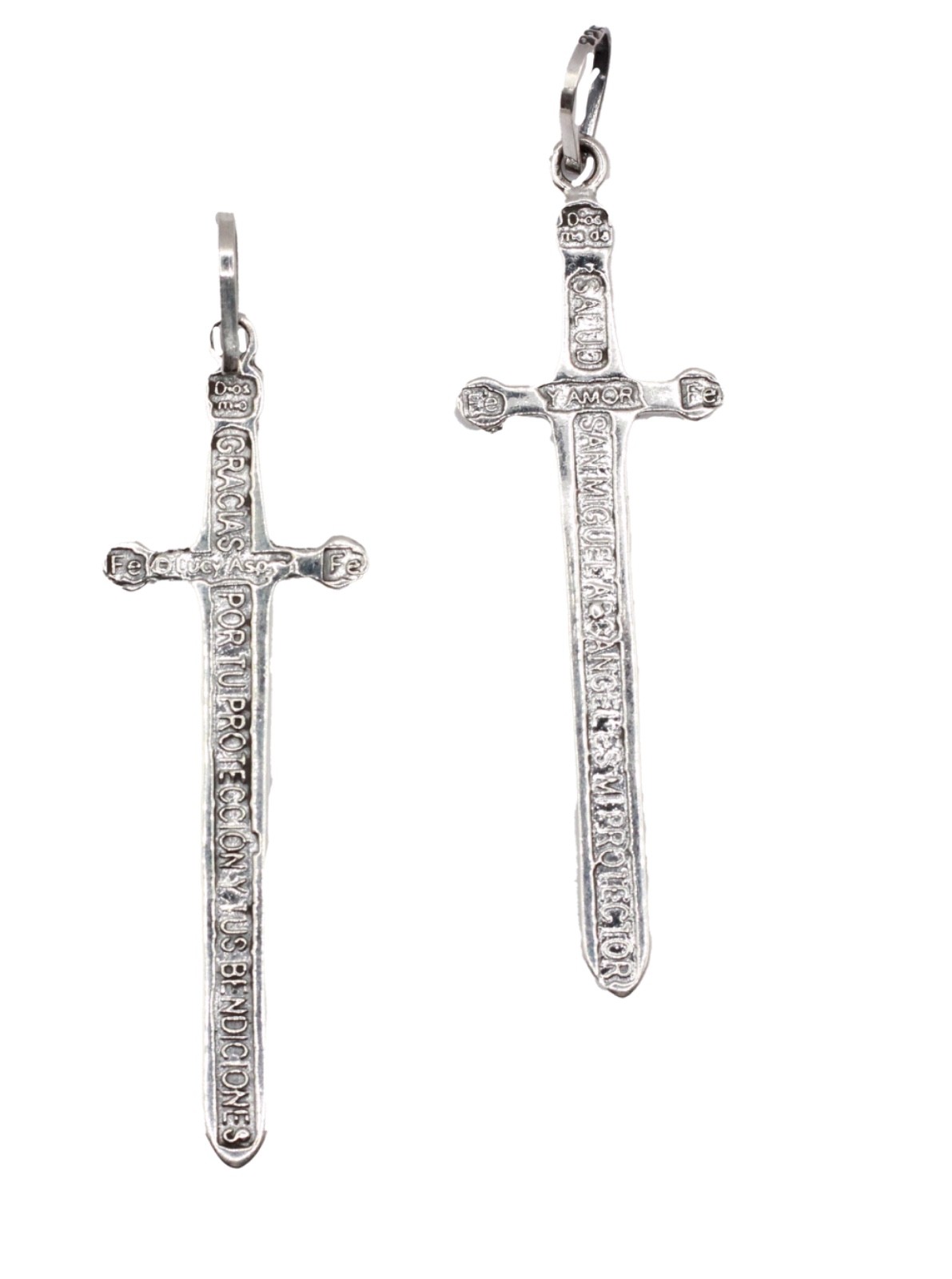 San Miguel Arcangel Sword .925 Sterling Silver  - St Michael Archangel Espada
