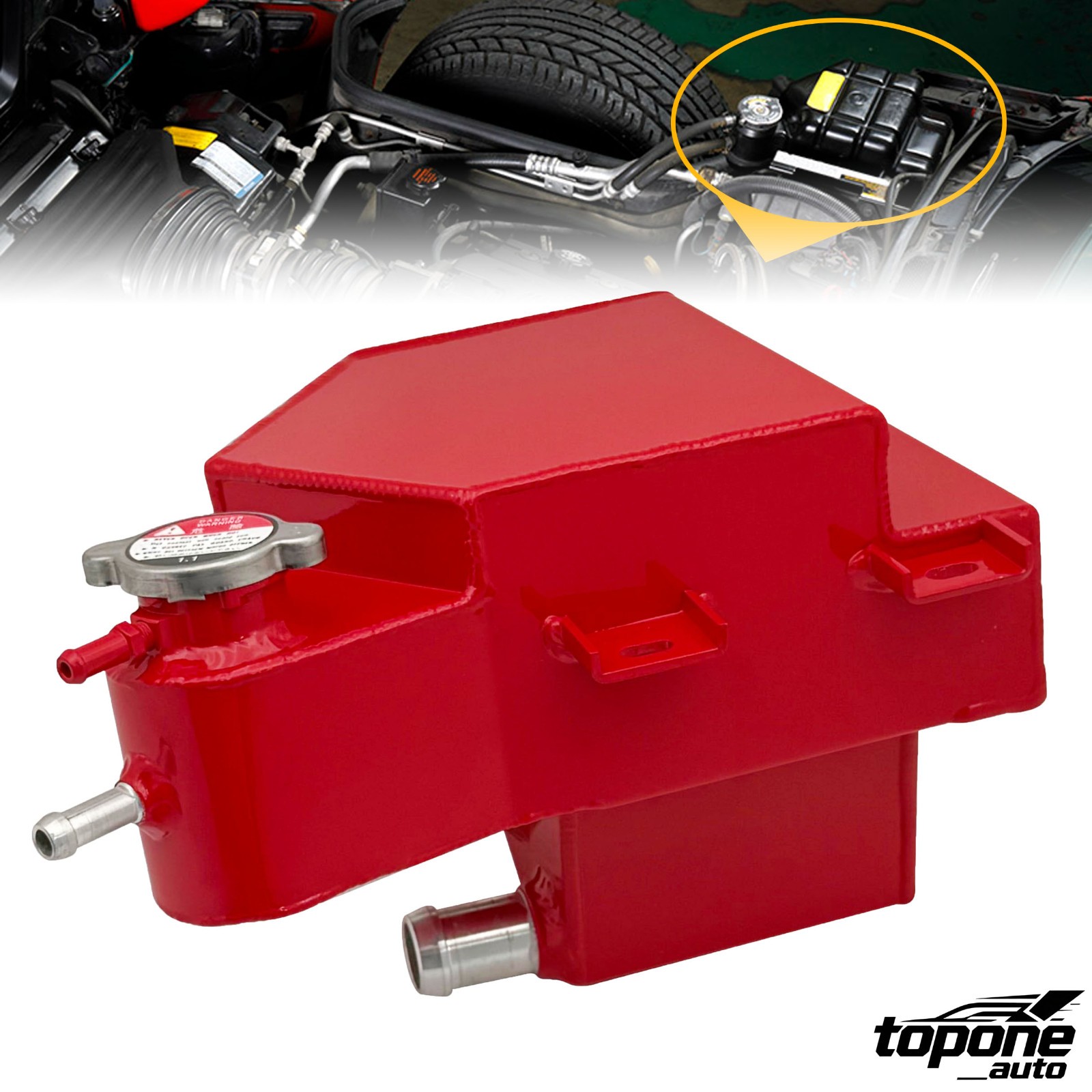 For 90-1996 Chevy Corvette C4 Aluminum Coolant Reservoir Overflow Tank 1991 1994 For 90-1996 Chevy Corvette C4 Aluminum Coolant Reservoir Overflow Tank 1991 1994