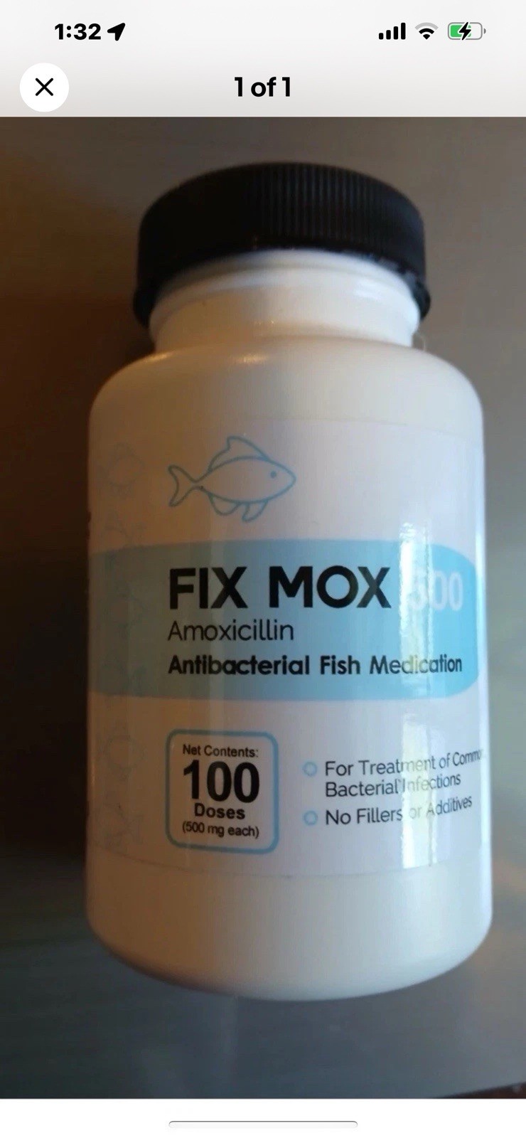 FOR FISH Aquariums & FISH Tanks  500mg/100ct