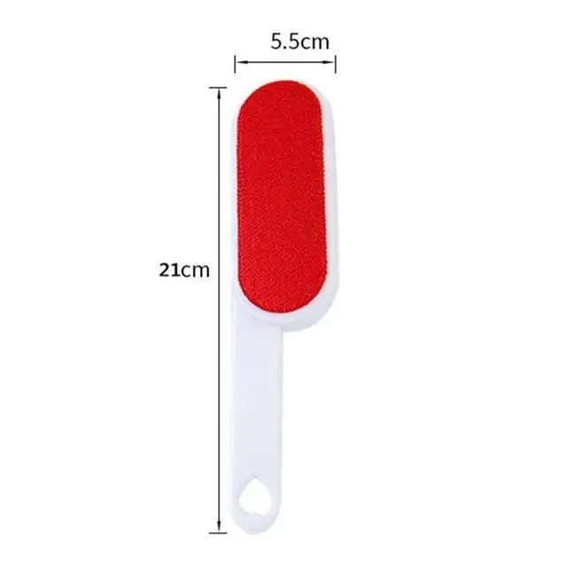 Share Self-Cleaning Two-Sided Lint Remover Brush for Pet Hair Sofa Carpet Clothe