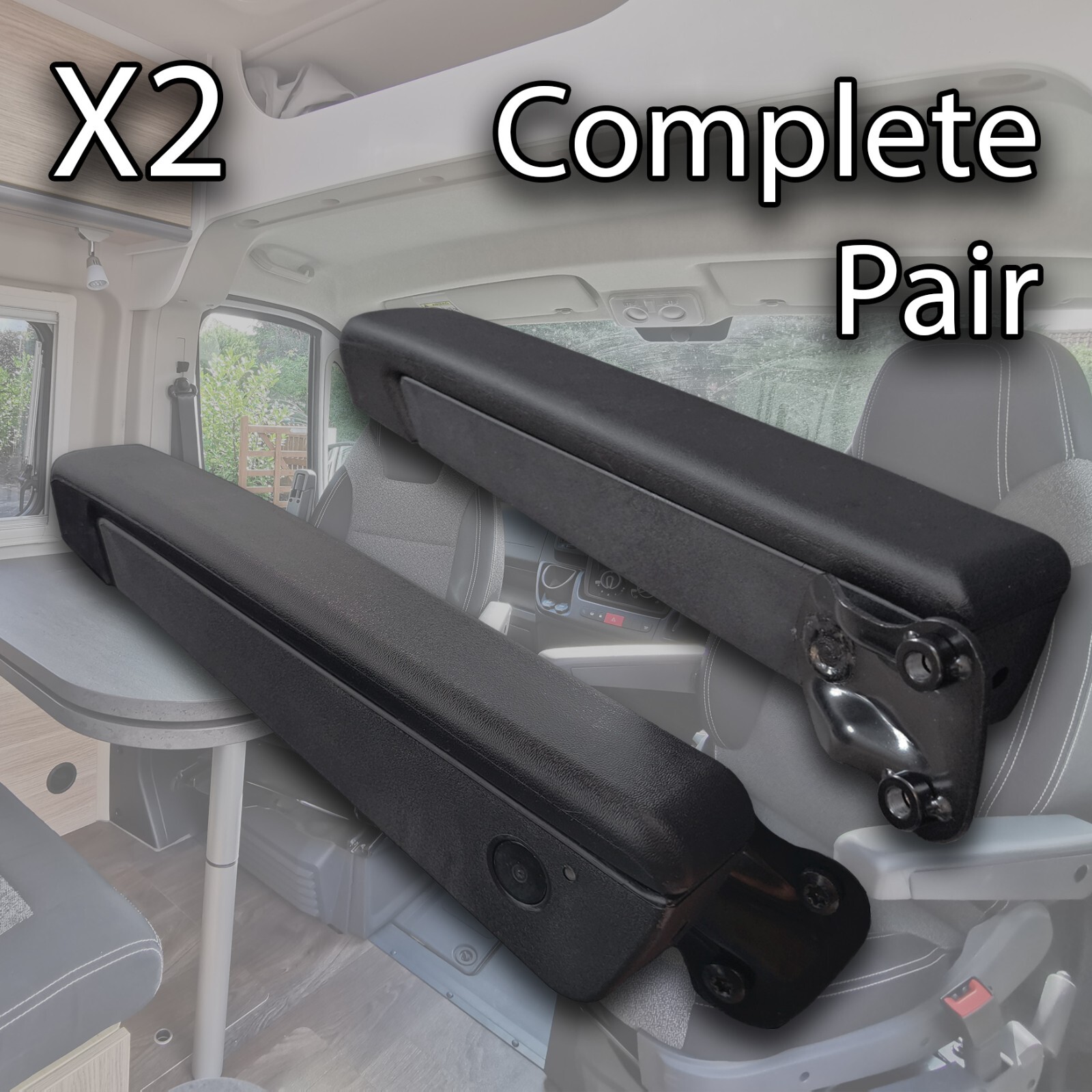 Vauxhall / Opel Movano Armrests 2022 Onwards - Complete Pair - OEM Fitment
