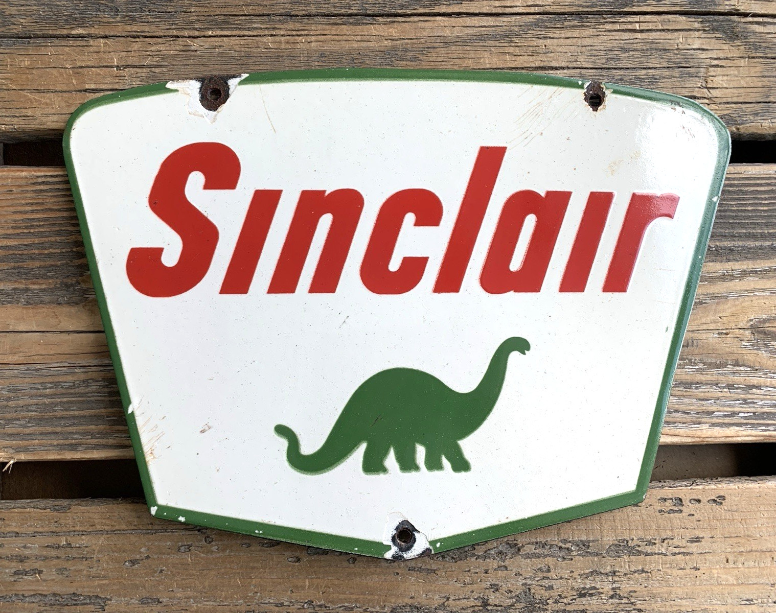 VINTAGE SINCLAIR DINO GASOLINE 12x8.5