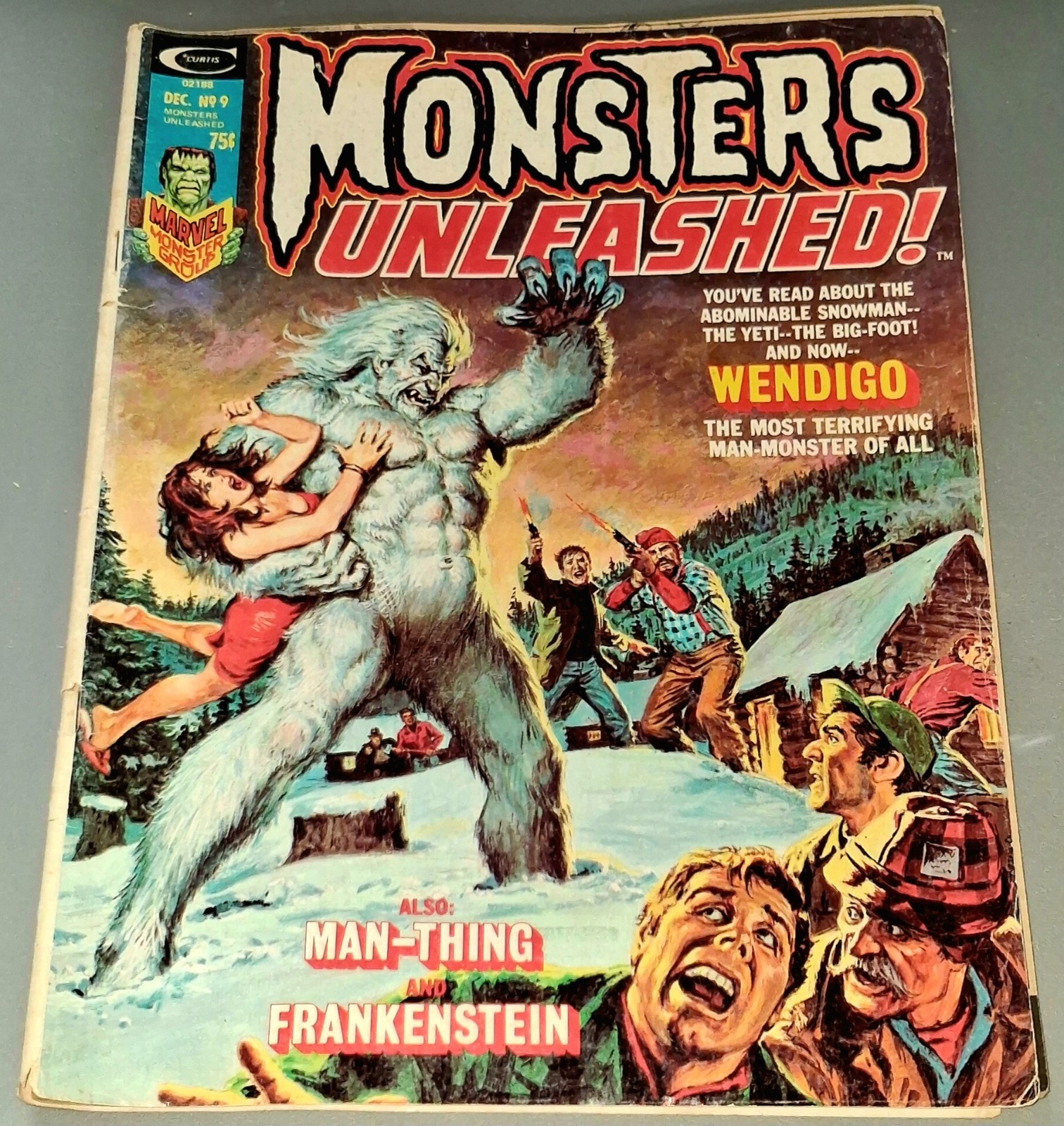 Monsters Unleashed #9 1974 Curtis Marvel 