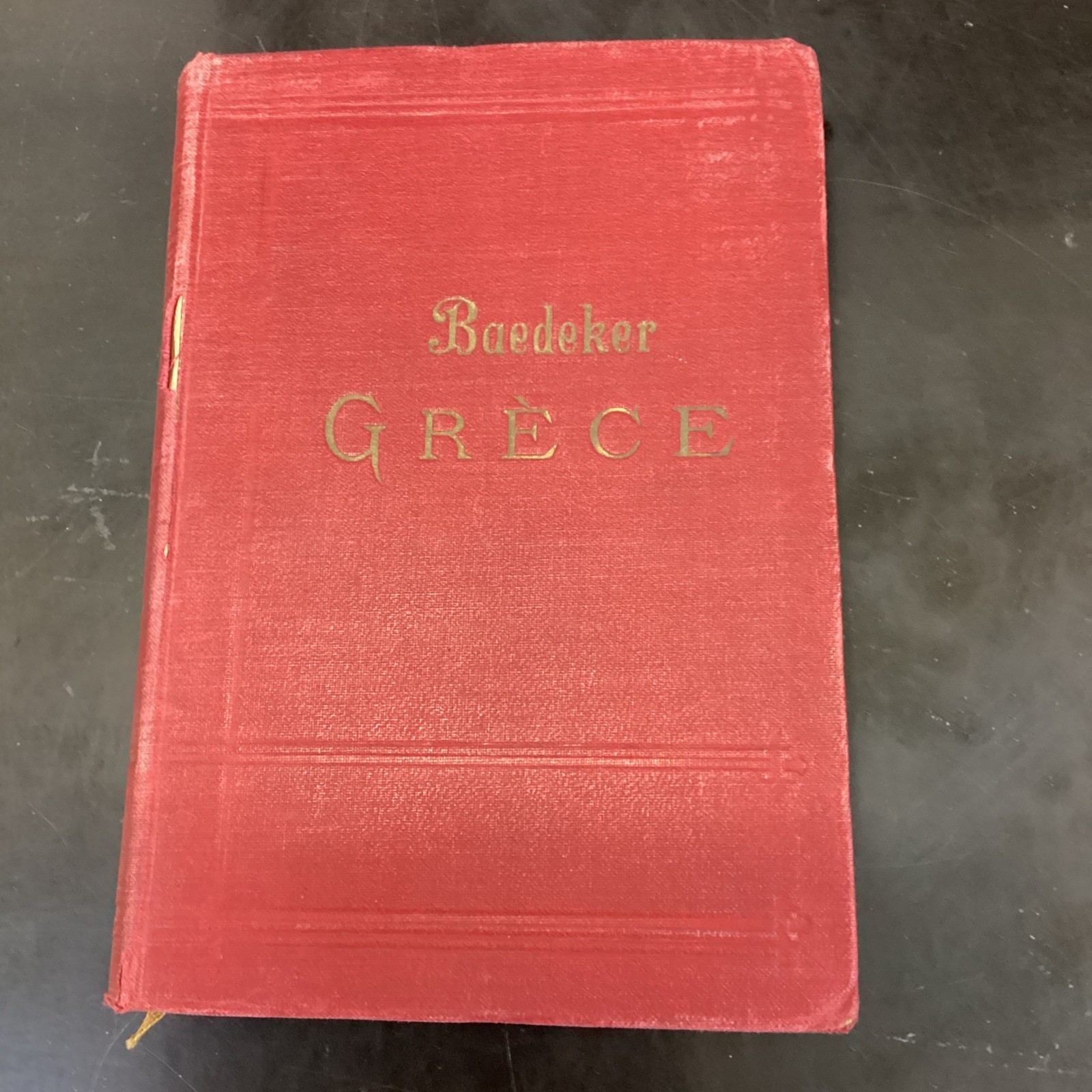 Baedeker\'s GREECE Handbook For Travellers/1894 Travel Athens/HC VG COND/CANVAS Baedeker\'s GREECE Handbook For Travellers/1894 Travel Athens/HC VG COND/CANVAS