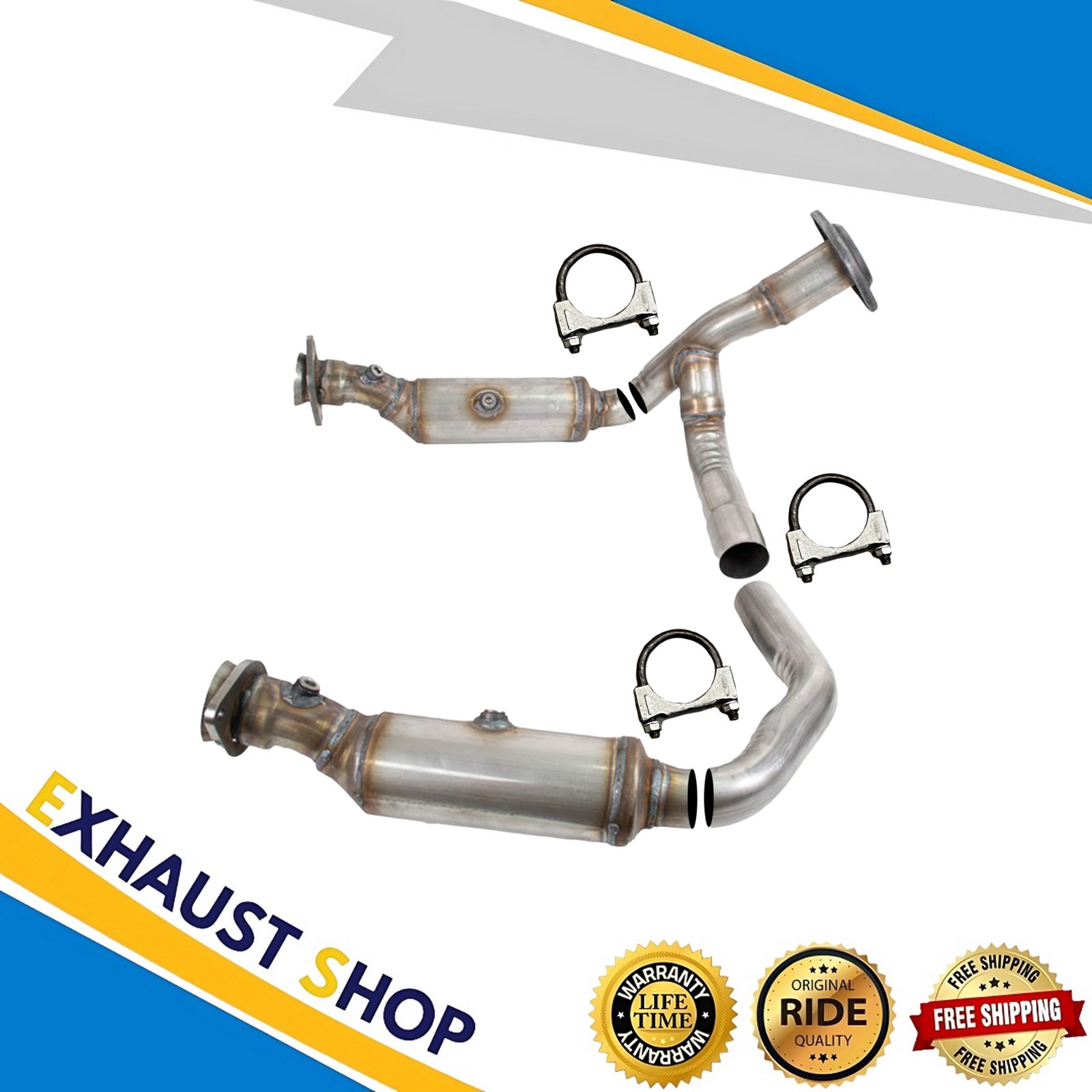 Front Y-Pipe Catalytic Converter For 2019 2020 2021 Ram 1500 5.7L Fast Shipping