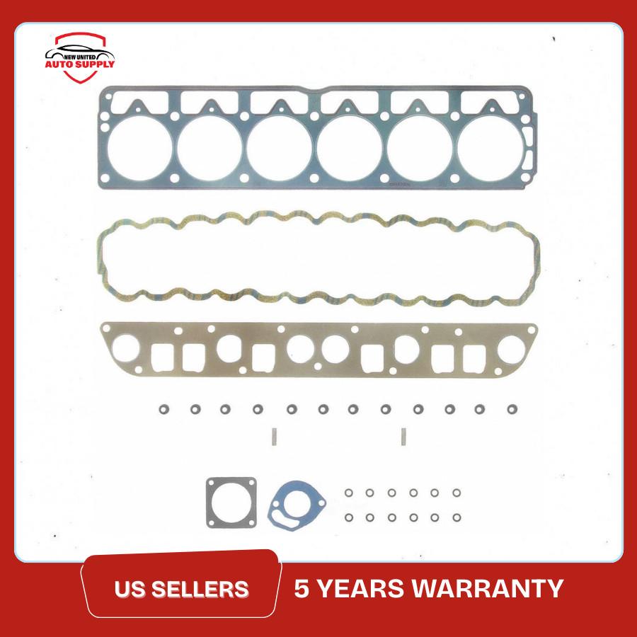 Fel-Pro HS 9076 PT-2 Cylinder Head Gasket Set For Select 94-95 Jeep Models