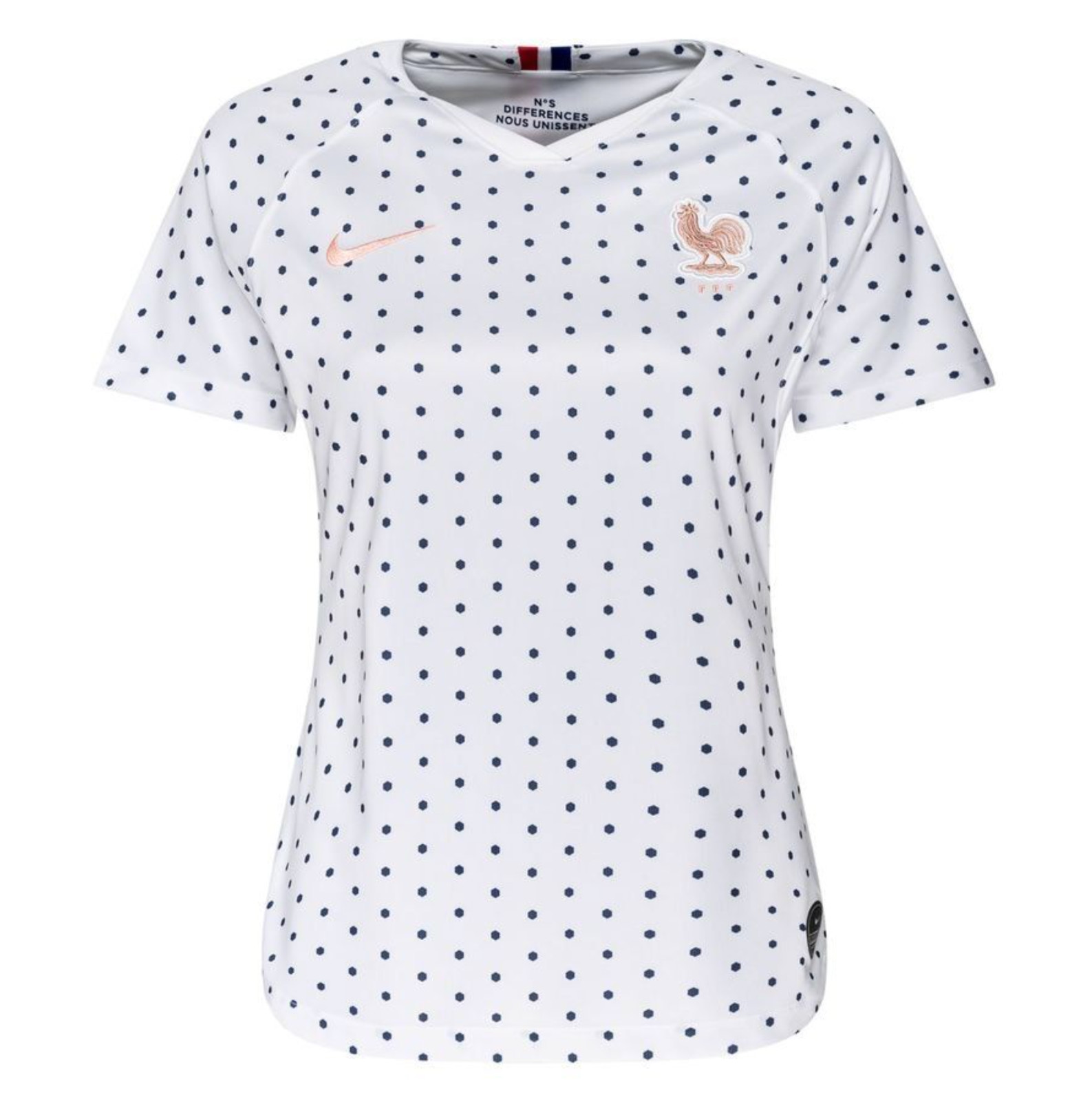 Nike France 2019-20 World Cup Away Stadium Soccer Jersey AJ4393-100 Sz L LARGE