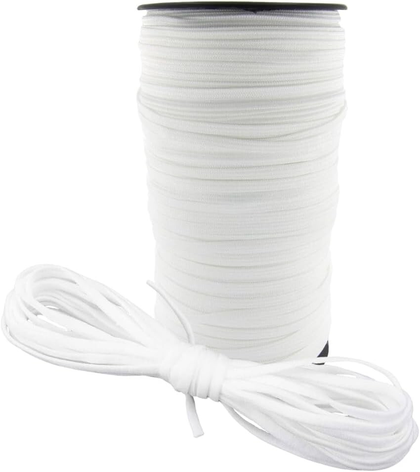 27 Yards Elastic String Cord Bands Rope for Sewing, Bracelet, Crafts, DIY, 1/4\