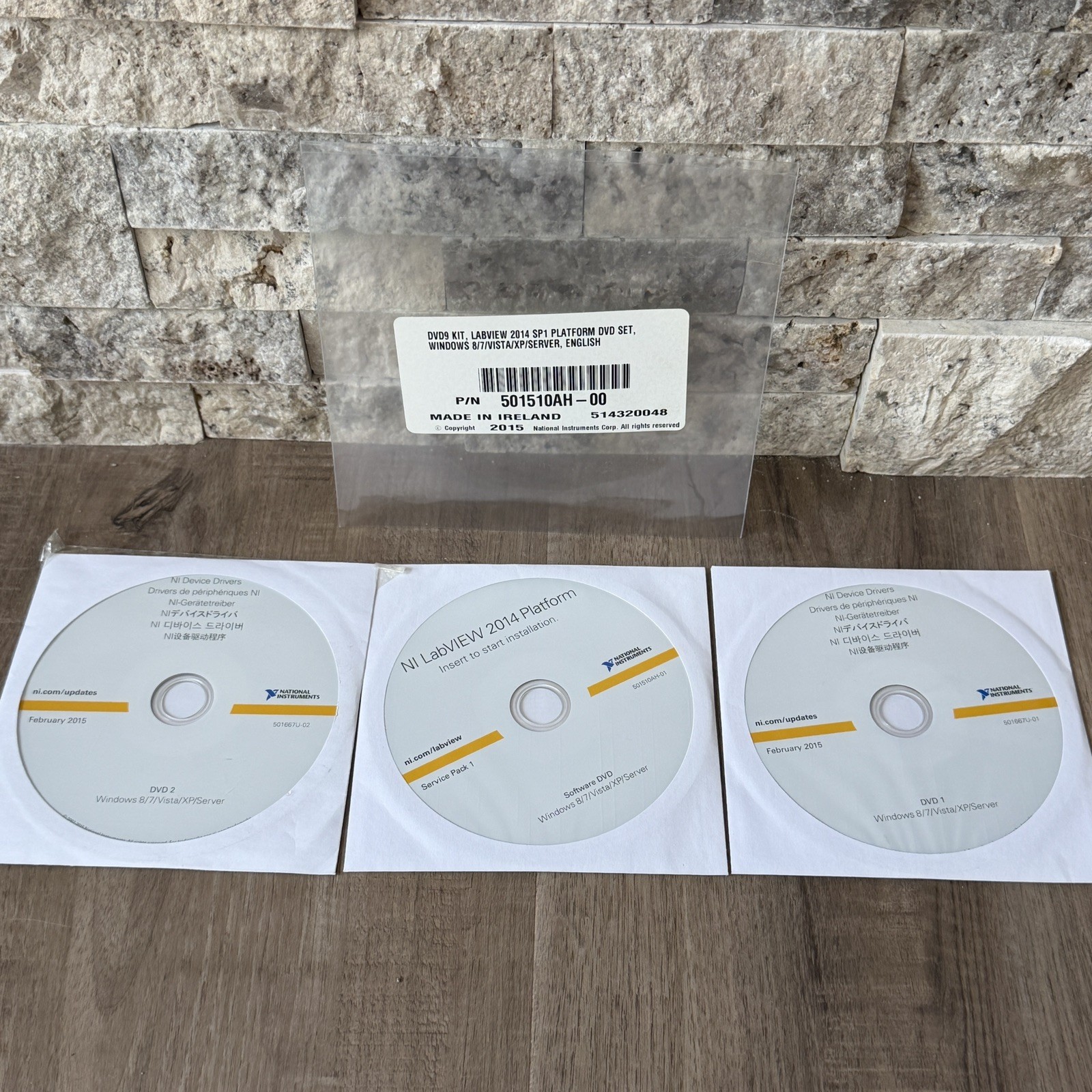 501510AH-00 Media set LabVIEW 2014 SP1 Platform DVD Set Win 10/8/7/VISTA/XP/Ser. 501510AH-00 Media set LabVIEW 2014 SP1 Platform DVD Set Win 10/8/7/VISTA/XP/Ser.