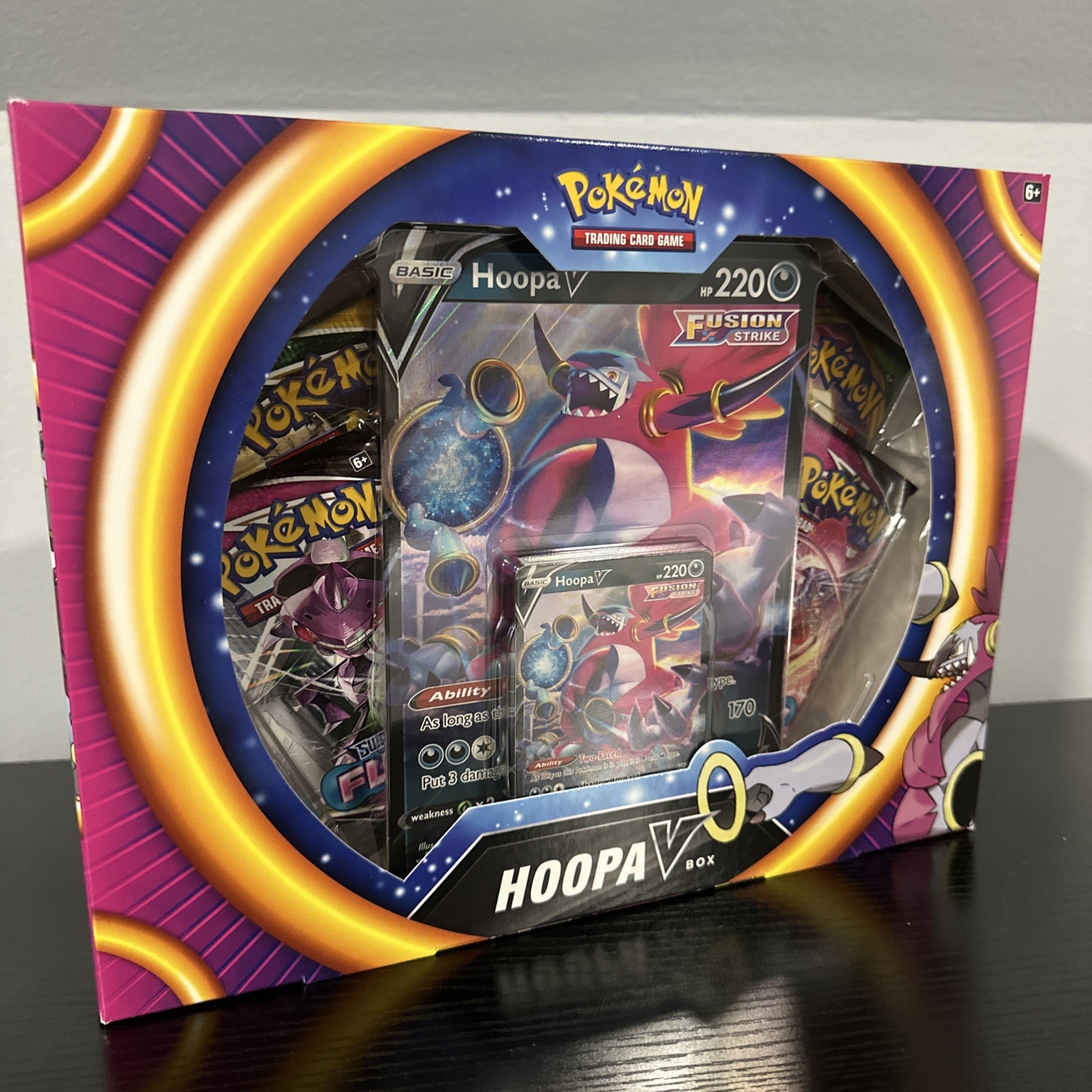 Pokemon TCG Fusion Strike Hoopa V Box SWSH New Sealed
