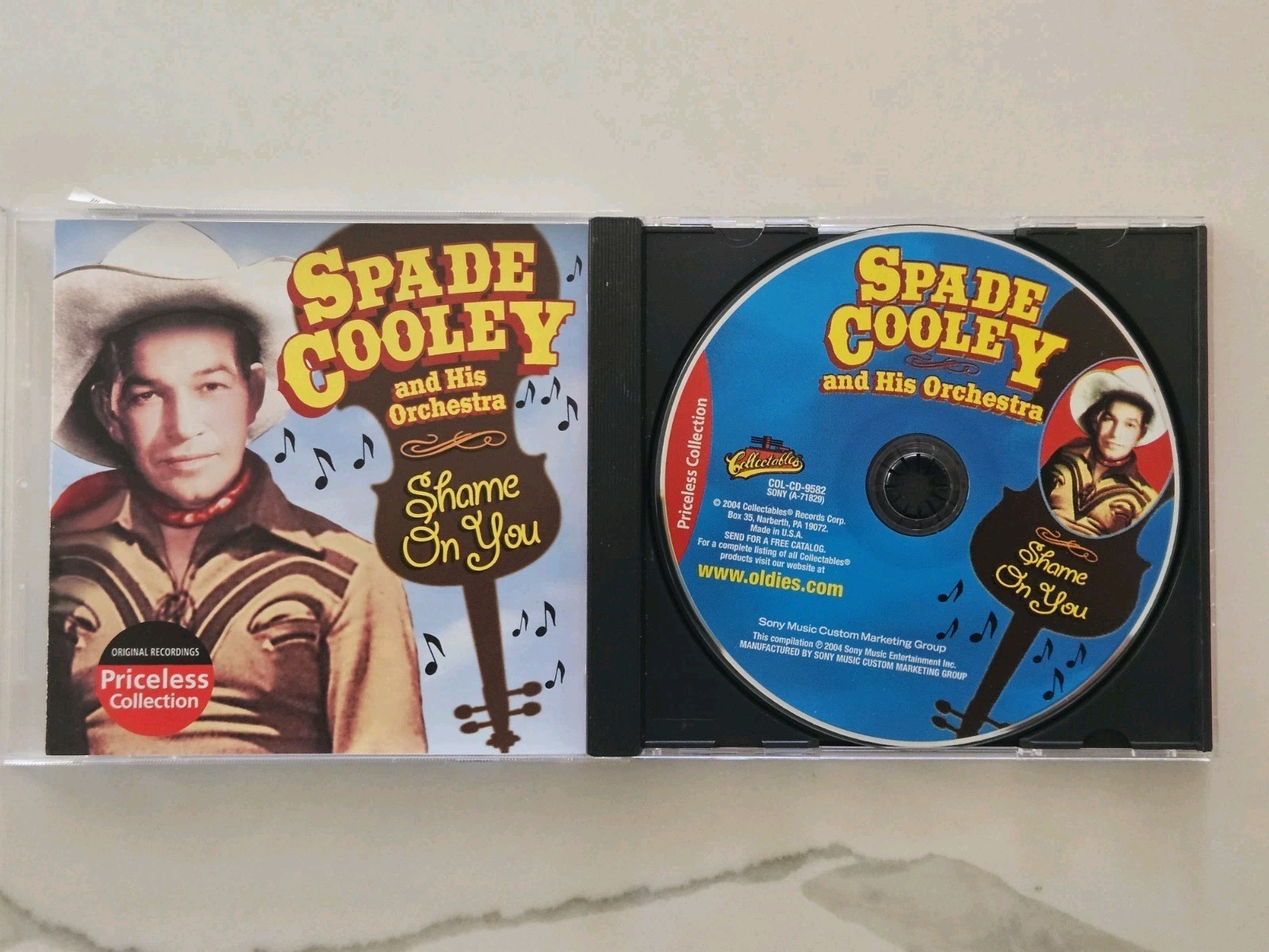 SPADE COOLEY AND HIS ORCHESTRA / SHAME ON YOU *CD SPADE COOLEY AND HIS ORCHESTRA / SHAME ON YOU *CD