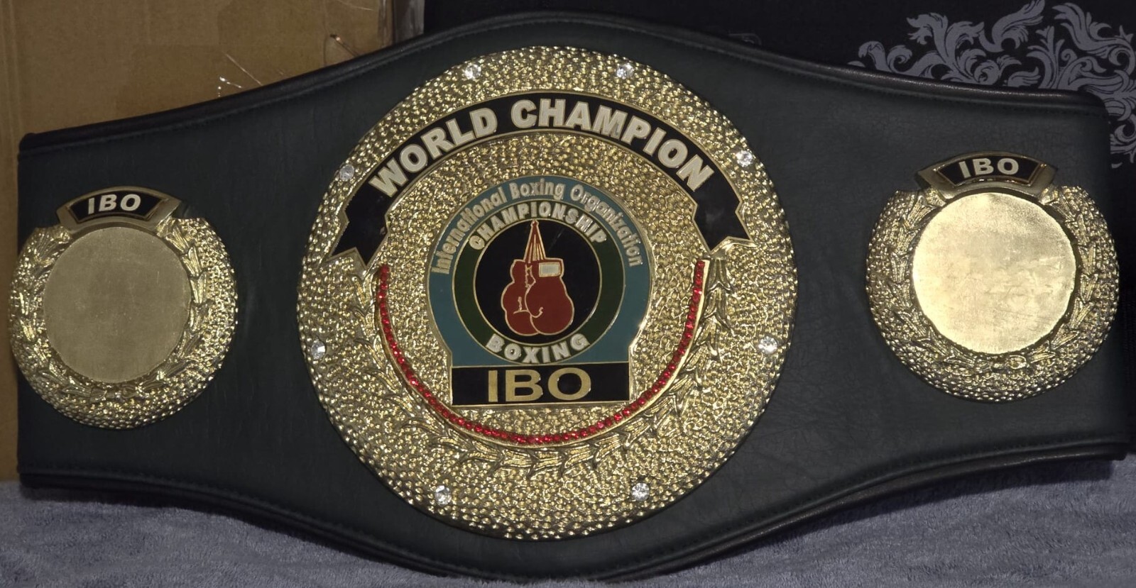IBO World Championship Replica Belt 3MM Zinc alloy Adult Size