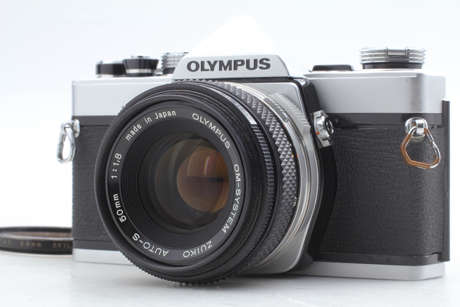 [N MINT] Olympus OM-1 SLR Film Camera + Zuiko Auto-S 50mm f/1.8 Lens From JAPAN