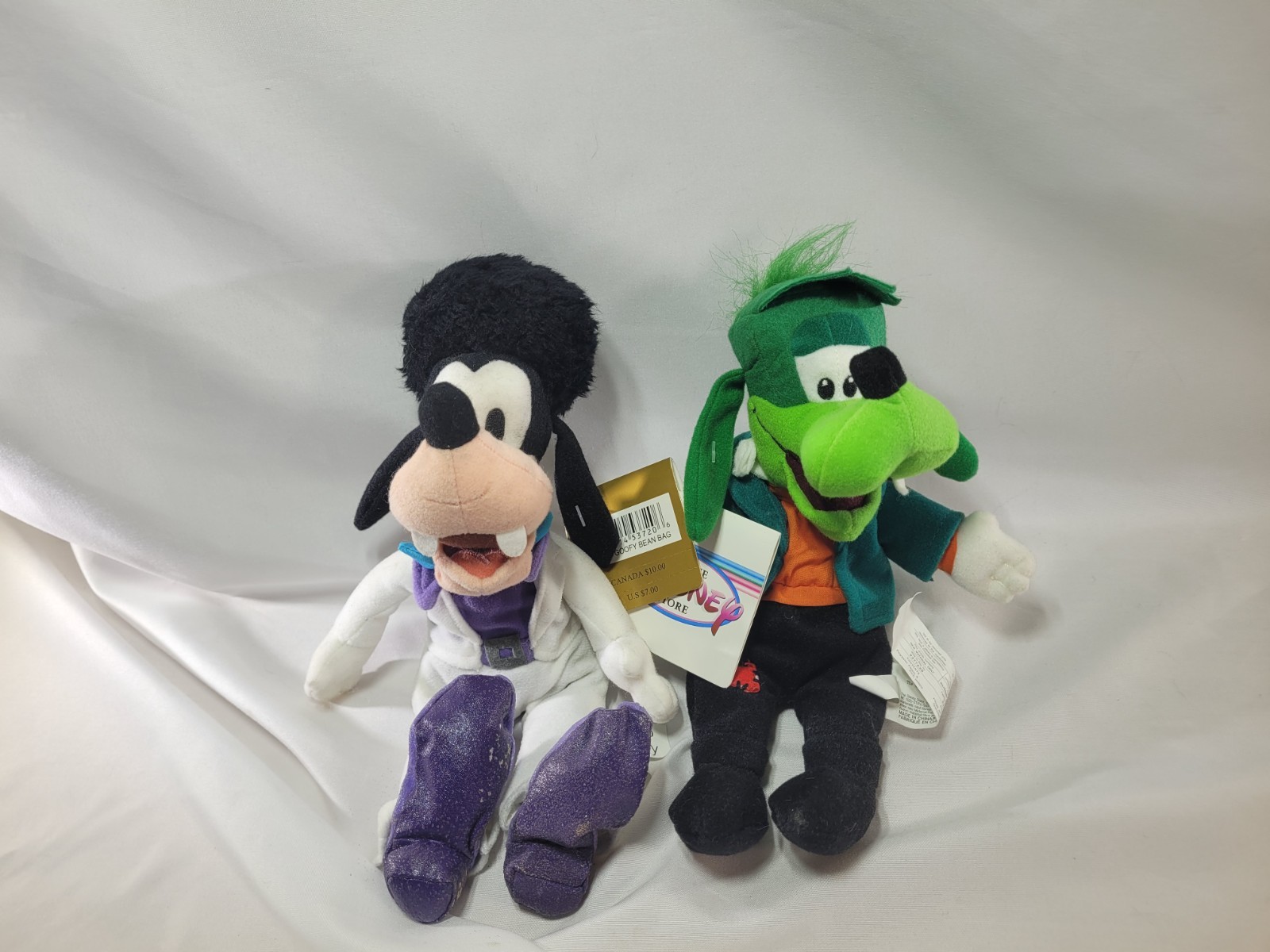 Disney Goofenstein Halloween Frankenstein & Disco Goofy RARE & RETIRED New w/Tag