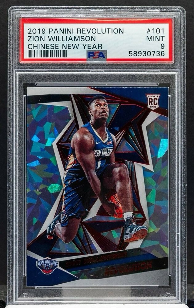 2019 Panini Revolution Zion Williamson PSA 9 Chinese New Year Rookie #101 RC