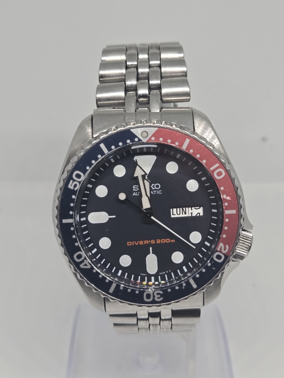 Vintage [N MINT] SEIKO Diver's 7S26-0020 SKX009 Pepsi 200m Mens AT Watch JAPAN