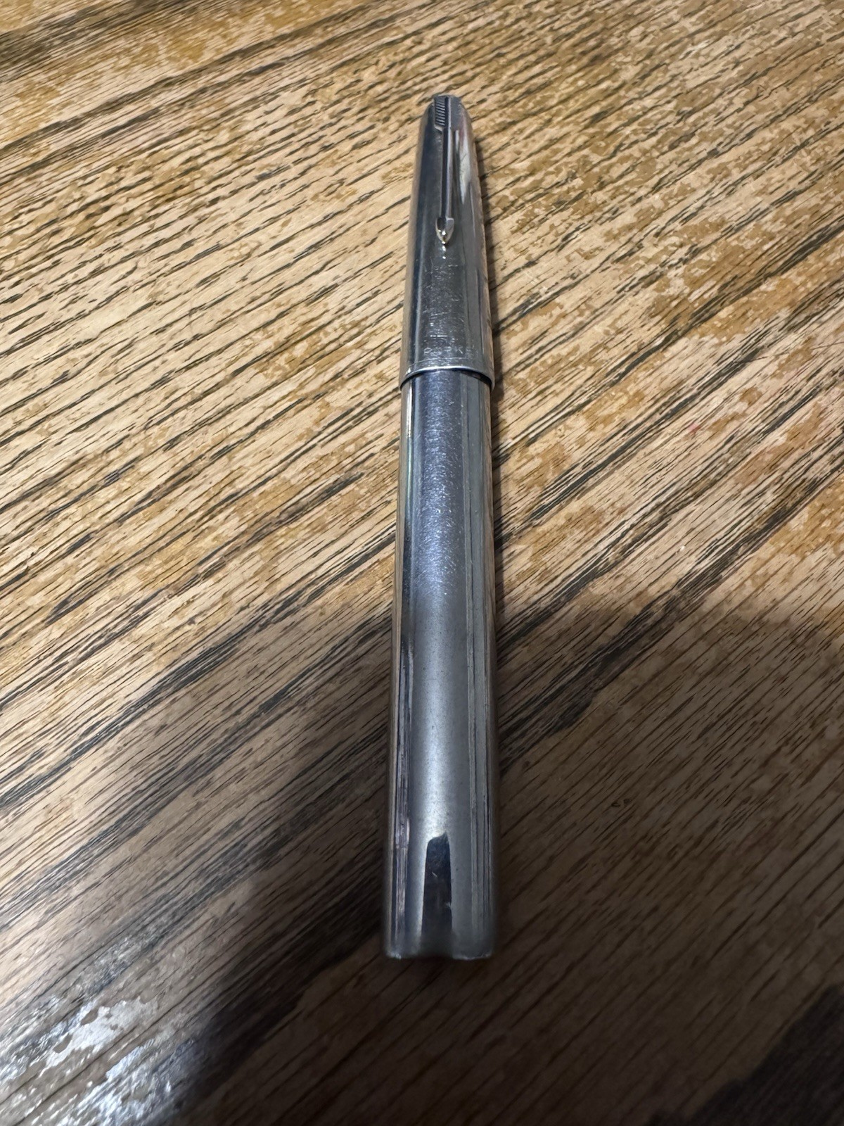 Vintage Parker 51 Chrome/Black Jeweled Cap - Maybe Cigarette Holder?? Vintage Parker 51 Chrome/Black Jeweled Cap - Maybe Cigarette Holder??
