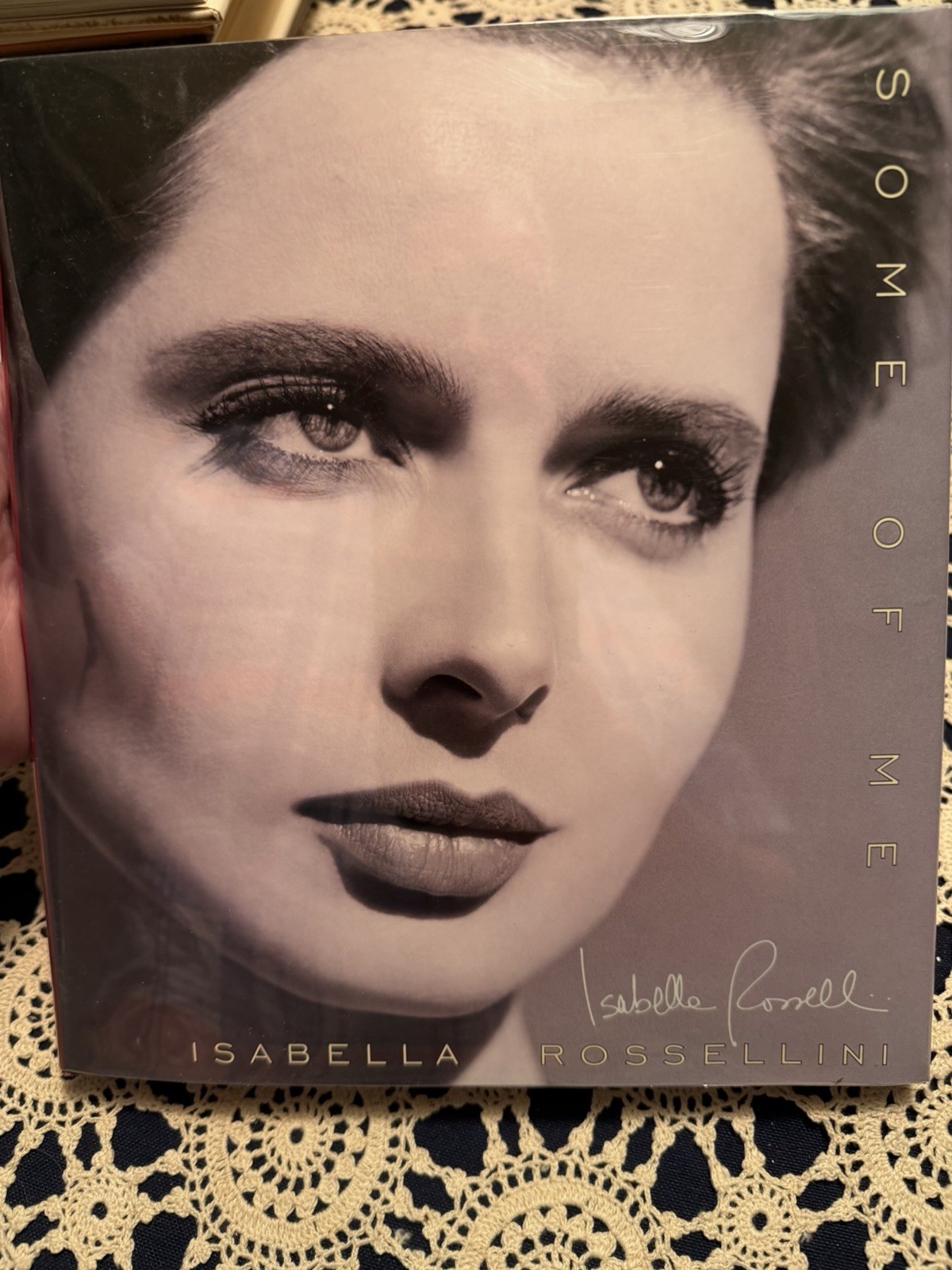 Isabella Rossellini signed SOME OF ME hardcover first edition