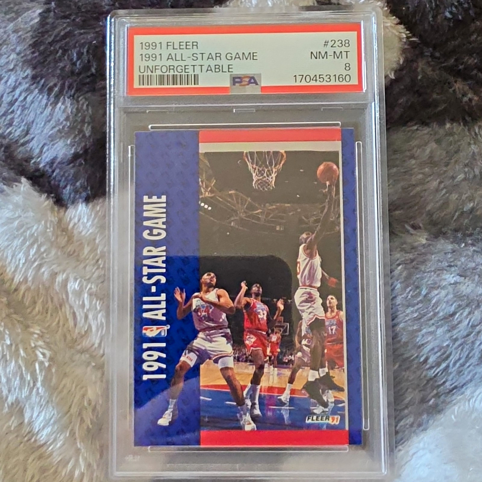 Fleer 1991 Michael Jordan #238 PSA 8 1991 Fleer All-Star Game Unforgettable Fleer 1991 Michael Jordan #238 PSA 8 1991 Fleer All-Star Game Unforgettable