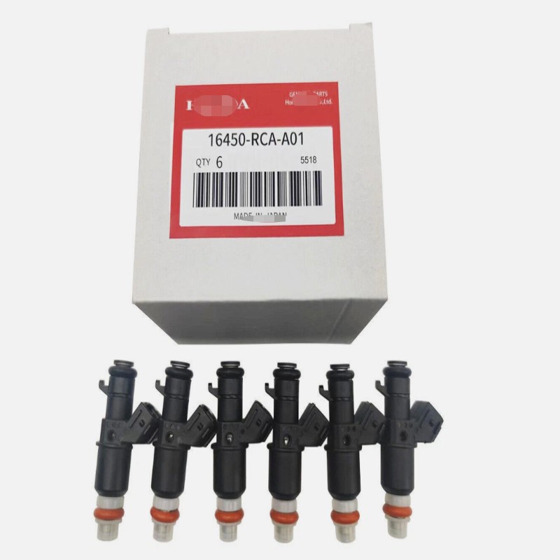OEM 6X FUEL INJECTORS 16450-RCA-A01 FOR 2005-2017 Honda Odyssey 3.5L= OEM 6X FUEL INJECTORS 16450-RCA-A01 FOR 2005-2017 Honda Odyssey 3.5L=