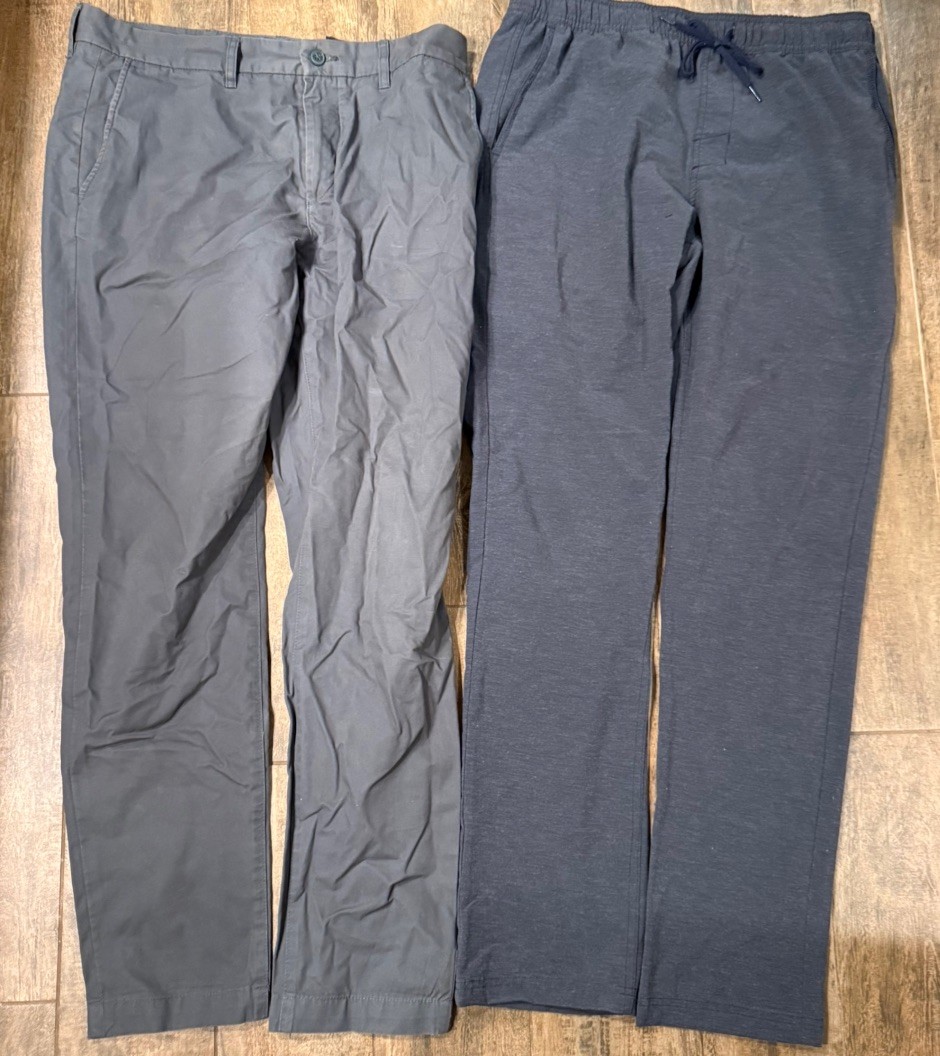 Men’s Pants Lot 2 O’Neill Hybrid Drawstring & H&M L.O.G.G. Chino Pants 33