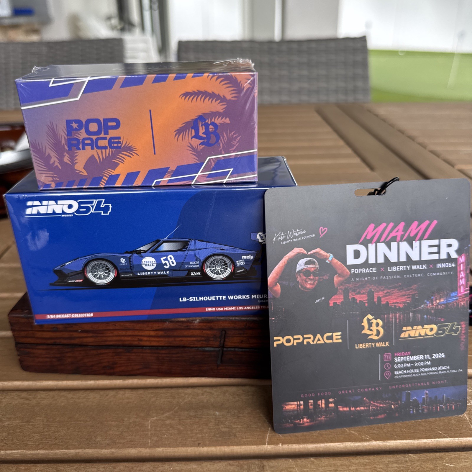 INNO64 Miura GT & Pop Race S15- Sealed 2026 Miami Dinner Liberty Walk Promo