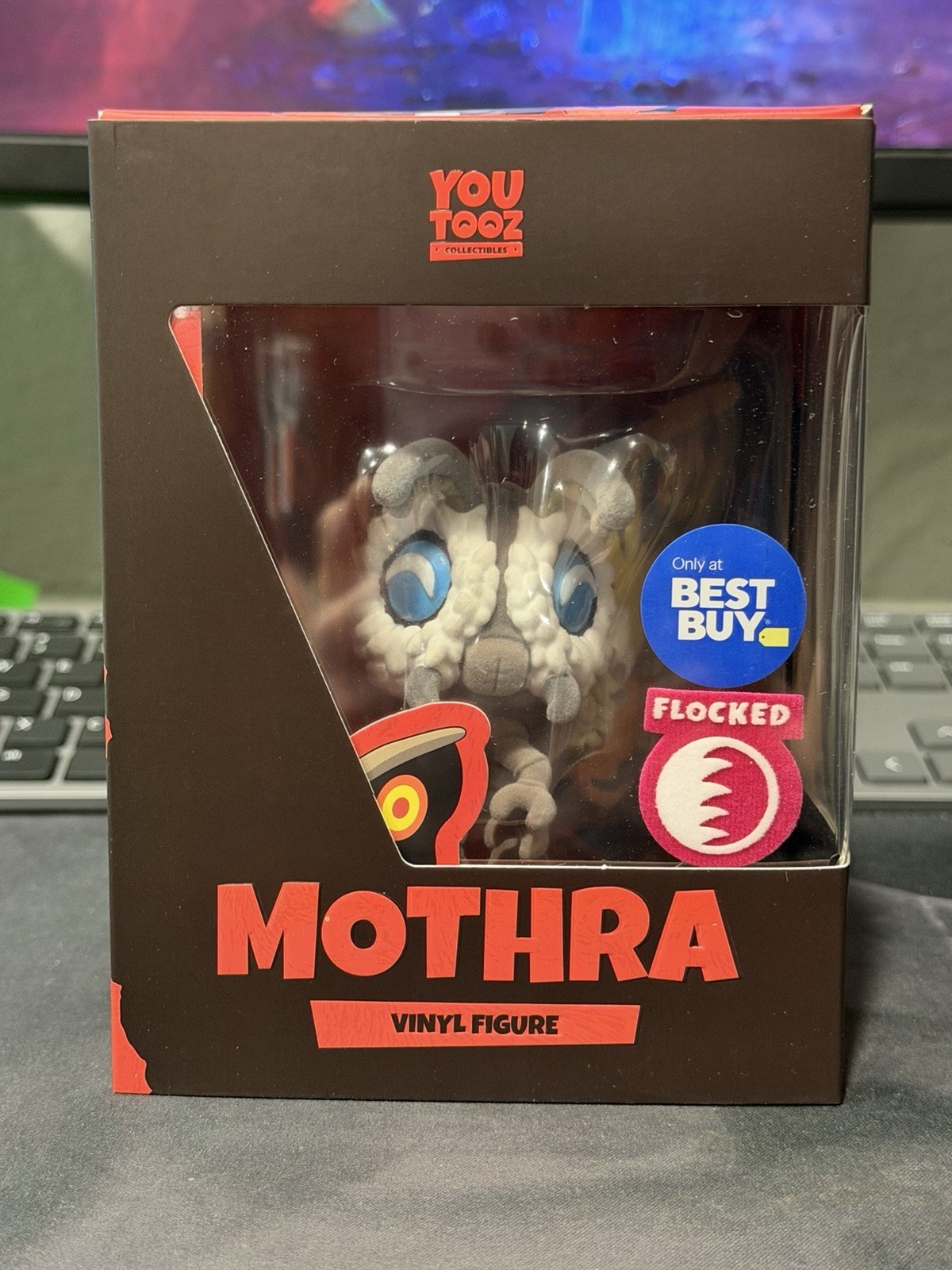 Youtooz Godzilla Mothra Flocked Best Buy Exclusive #9 Vinyl Figure NEW