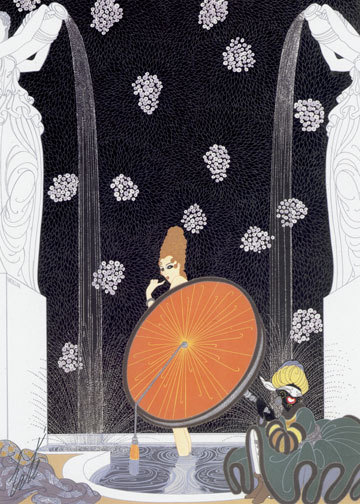 Bath of the Marquise 22x30 Art Deco Print by Erte