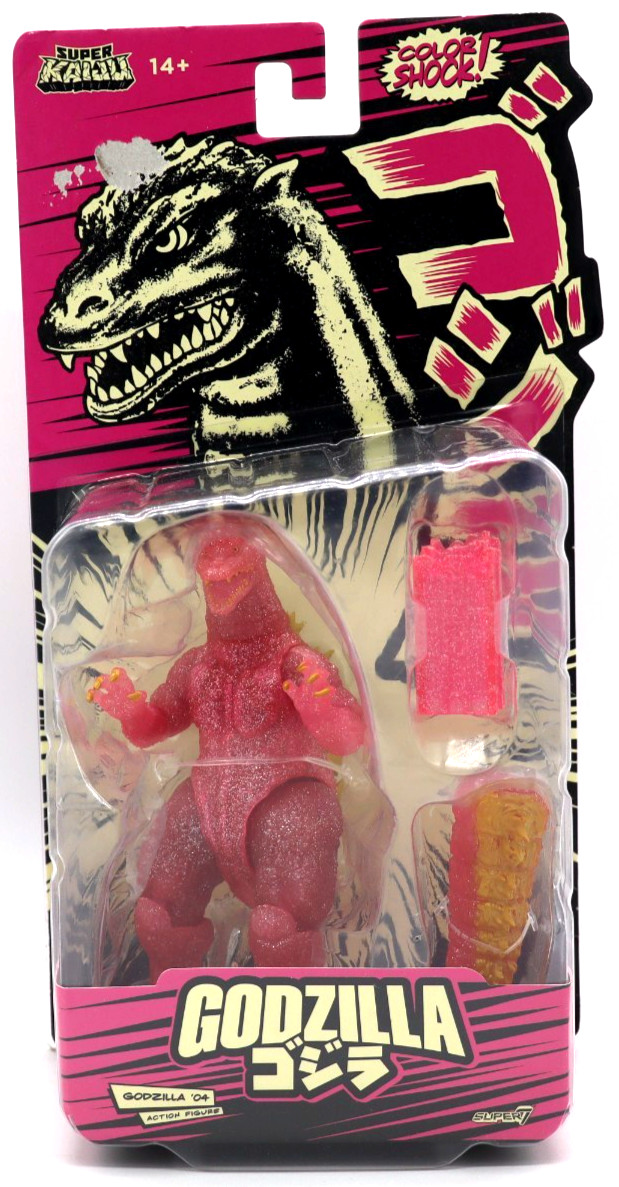 Super 7 Toho Super Kaiju Color Shock Godzilla \'04 5.5 \