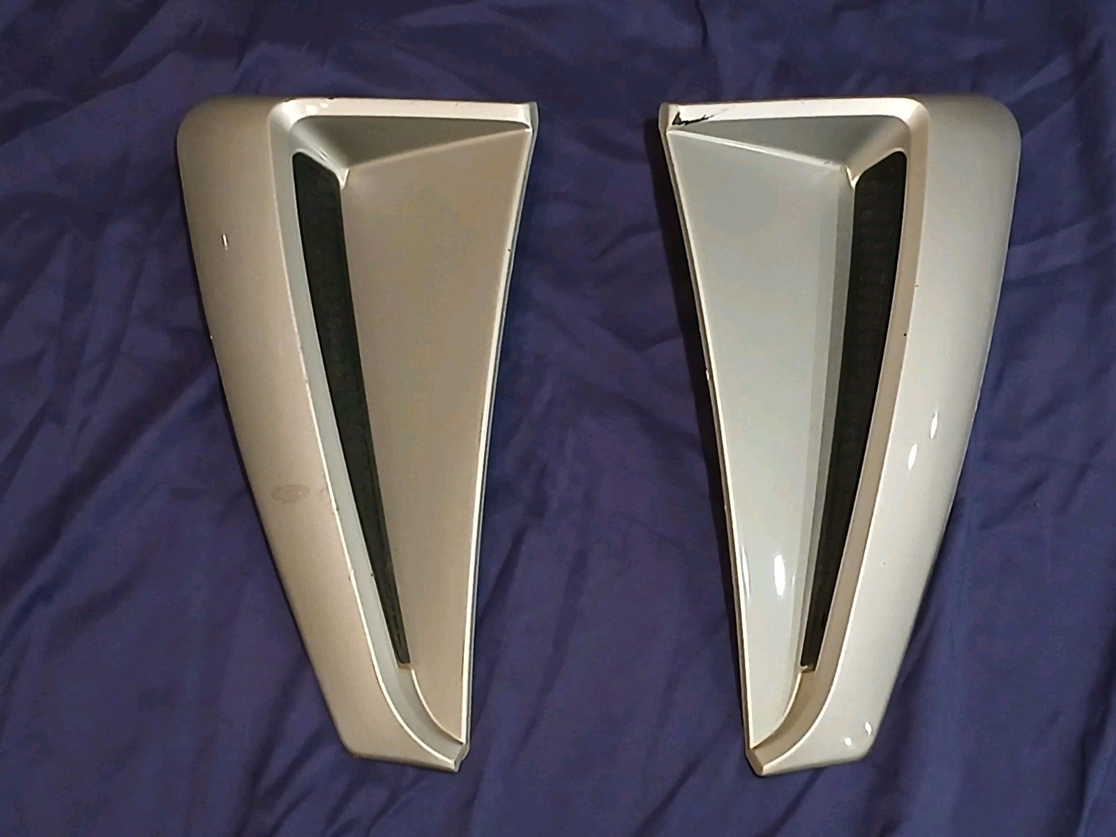 1999-2004 Ford Mustang Quarter Panel Side Scoops Left & Right Silver