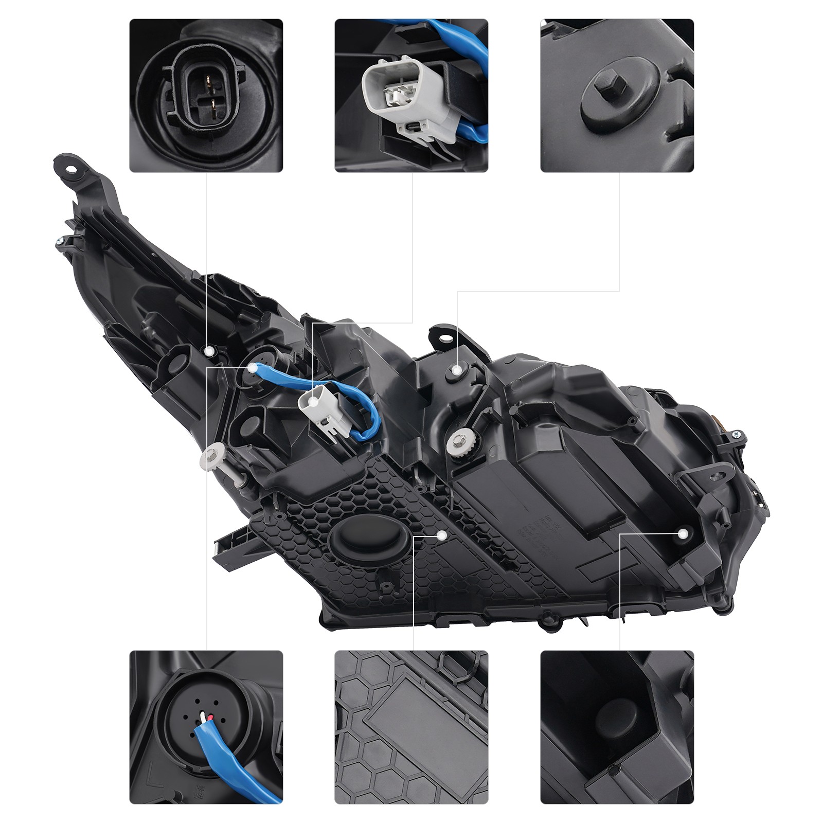 For 2018-2021 Lexus Nx200t Nx300 Nx300h Led Headlight Headlamp Left Side