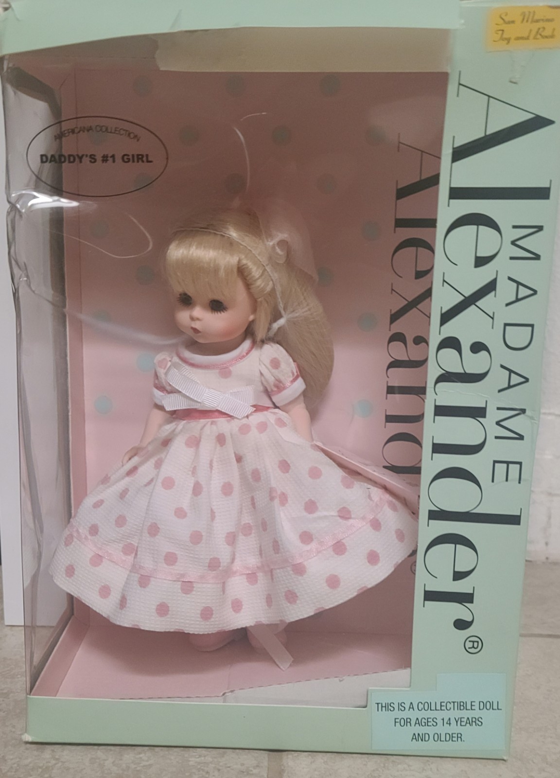 Madame Alexander Daddy’s #1 Girl Style #47875 - New Opened Damaged Box W/ Tag