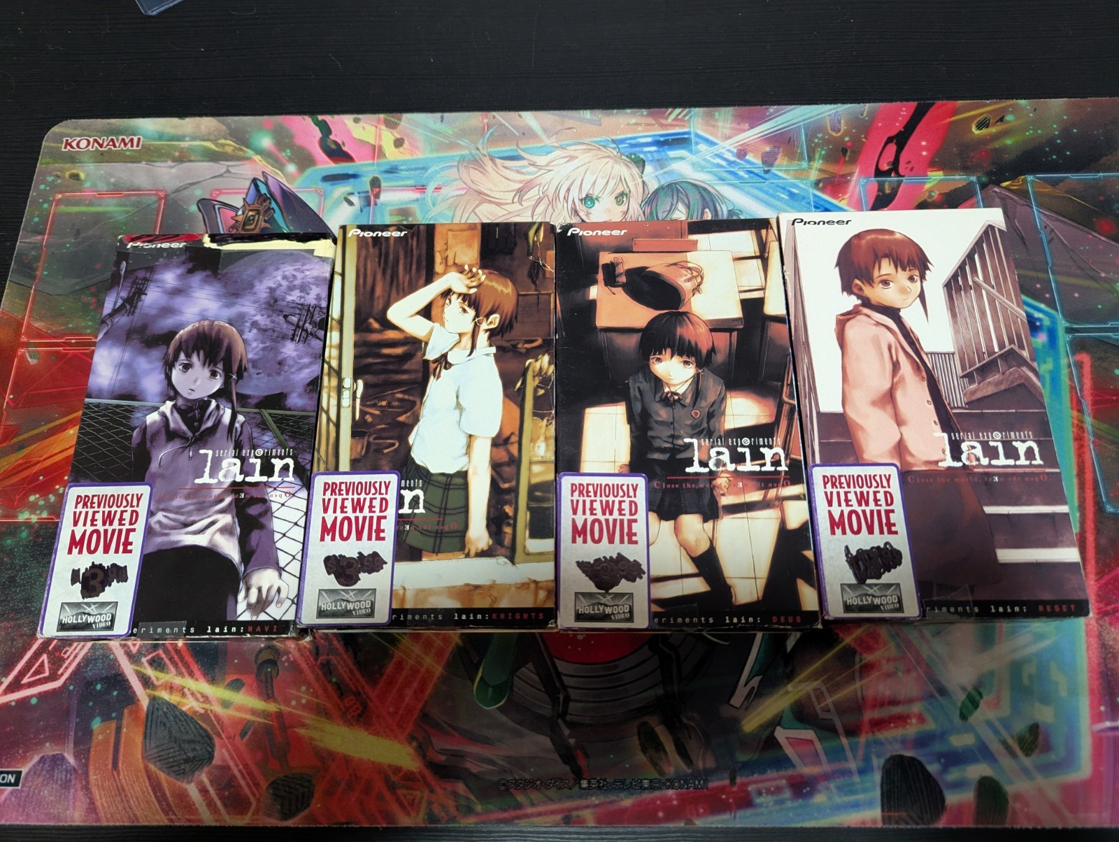 Serial Experiments Lain (VHS, 1998) Vol 1, 2, 3 & 4 - Complete English Anime