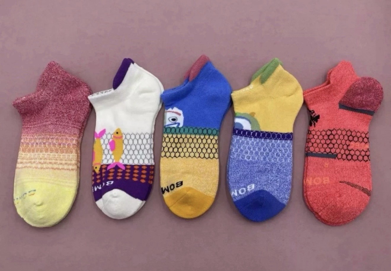5 pairs/Set Bombas Women\'s Solid Honeycomb Ankle socks - Size Medium 8-10.5 5 pairs/Set Bombas Women\'s Solid Honeycomb Ankle socks - Size Medium 8-10.5