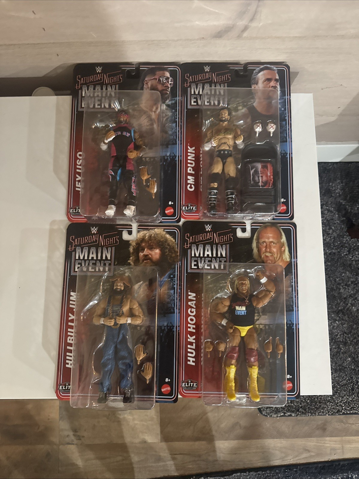 WWE Elite Saturday Nights Main Event Complete Set of 4 (Series 1) *IN HAND*