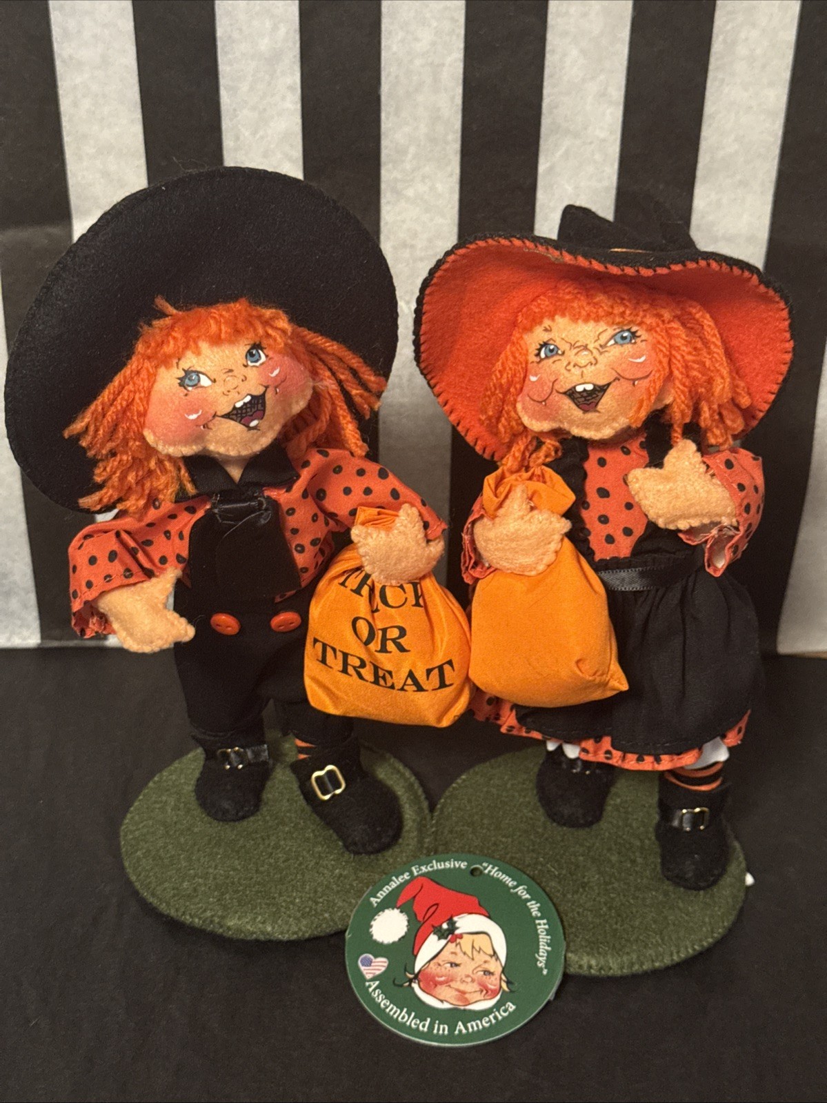 Annalee Exclusives 7” Pr Halloween Raggedy Ann & Andy Trick Or Treaters