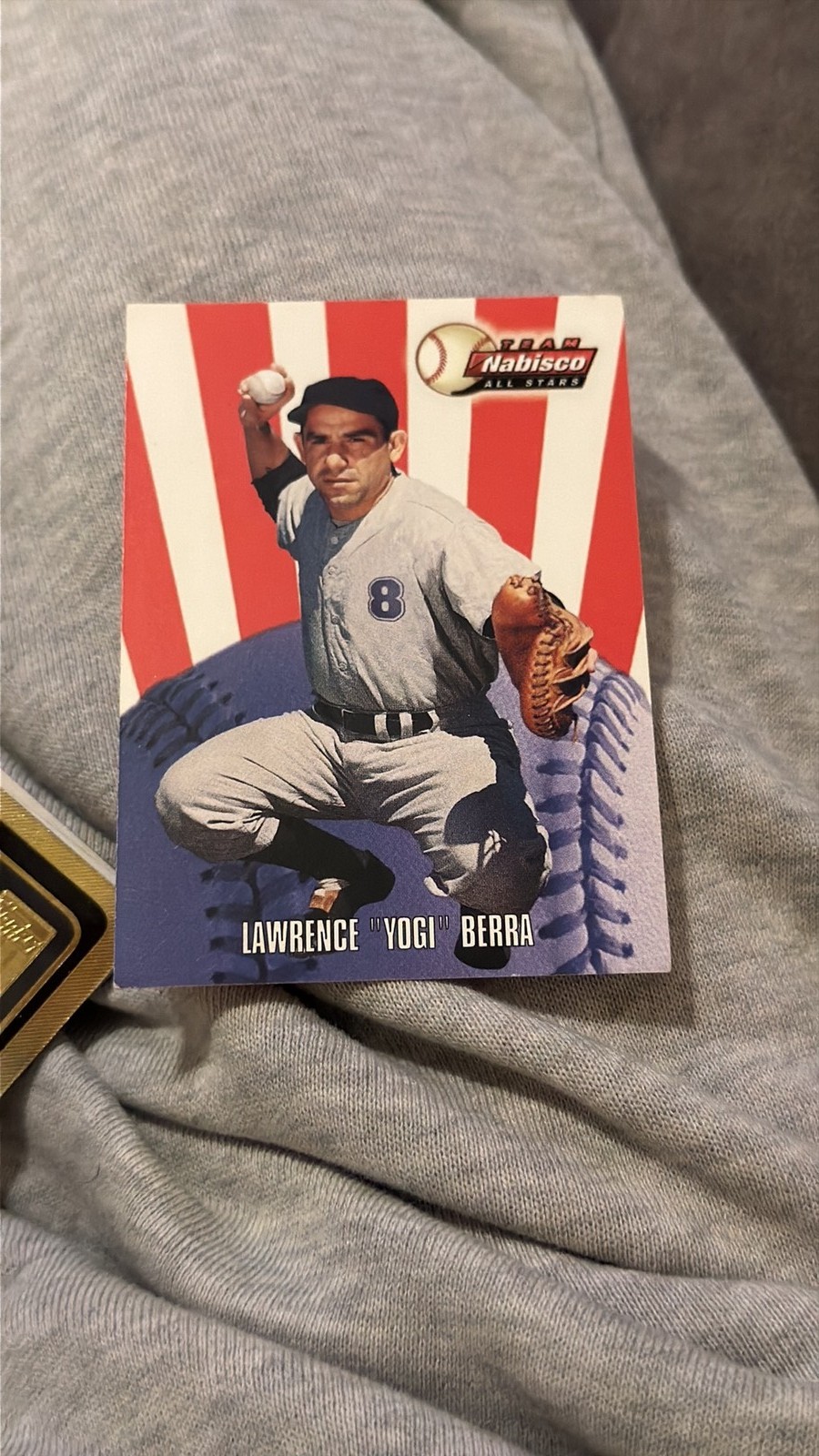 Vintage 1993 Nabisco Team All-Stars Lawrence \'Yogi\' Berra Baseball Card