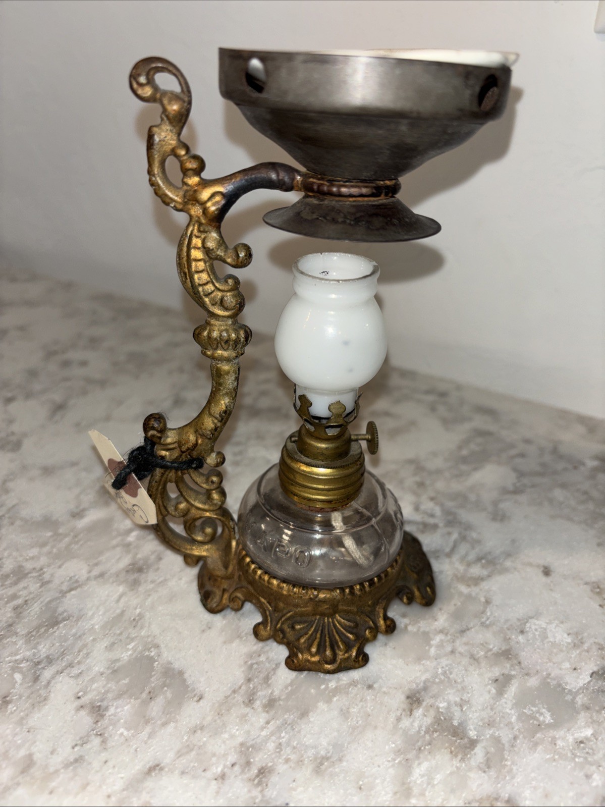 Antique Vapo Cresolene Oil Lamp Cure All Medical Device Miniature Antique Vapo Cresolene Oil Lamp Cure All Medical Device Miniature